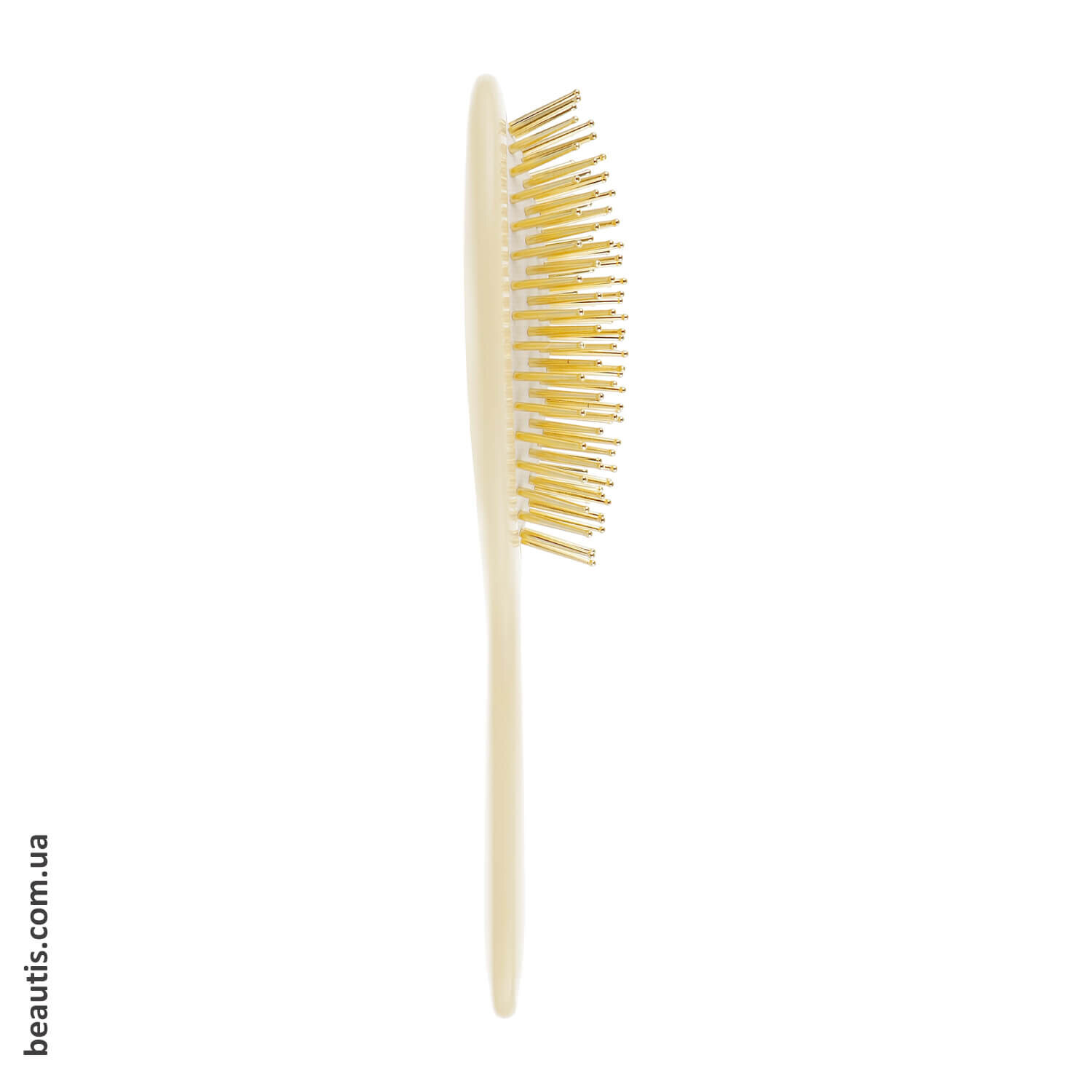 Гребінець Janeke Hair-Brush Horn Imitation With Gold Pins