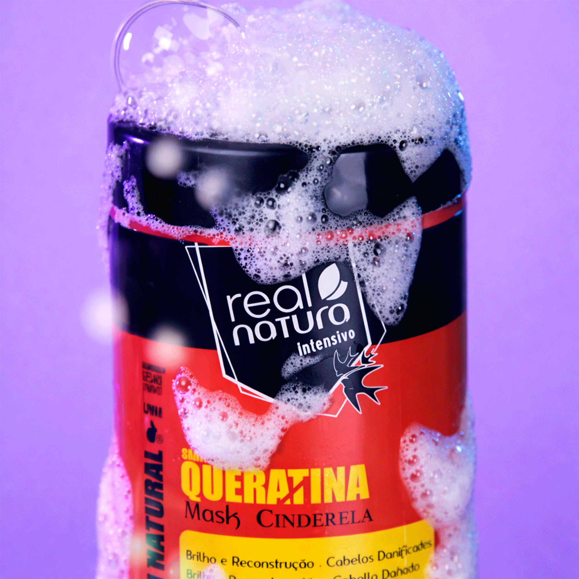 Маска відновлююча з кератином Real Natura Mascara Sem Sal Carga Rapida De Queratina Cinderela