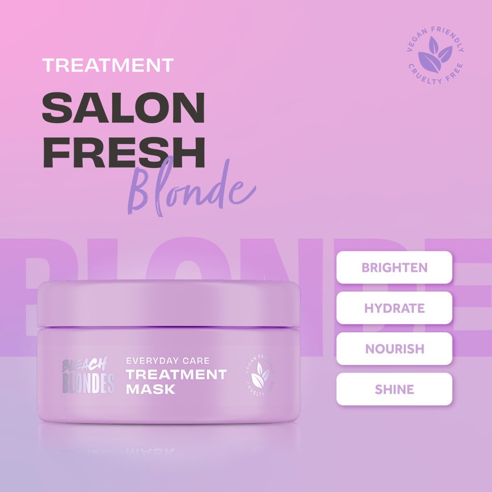 Маска для осветленных волос Lee Stafford Bleach Blondes Everyday Care Treatment Mask
