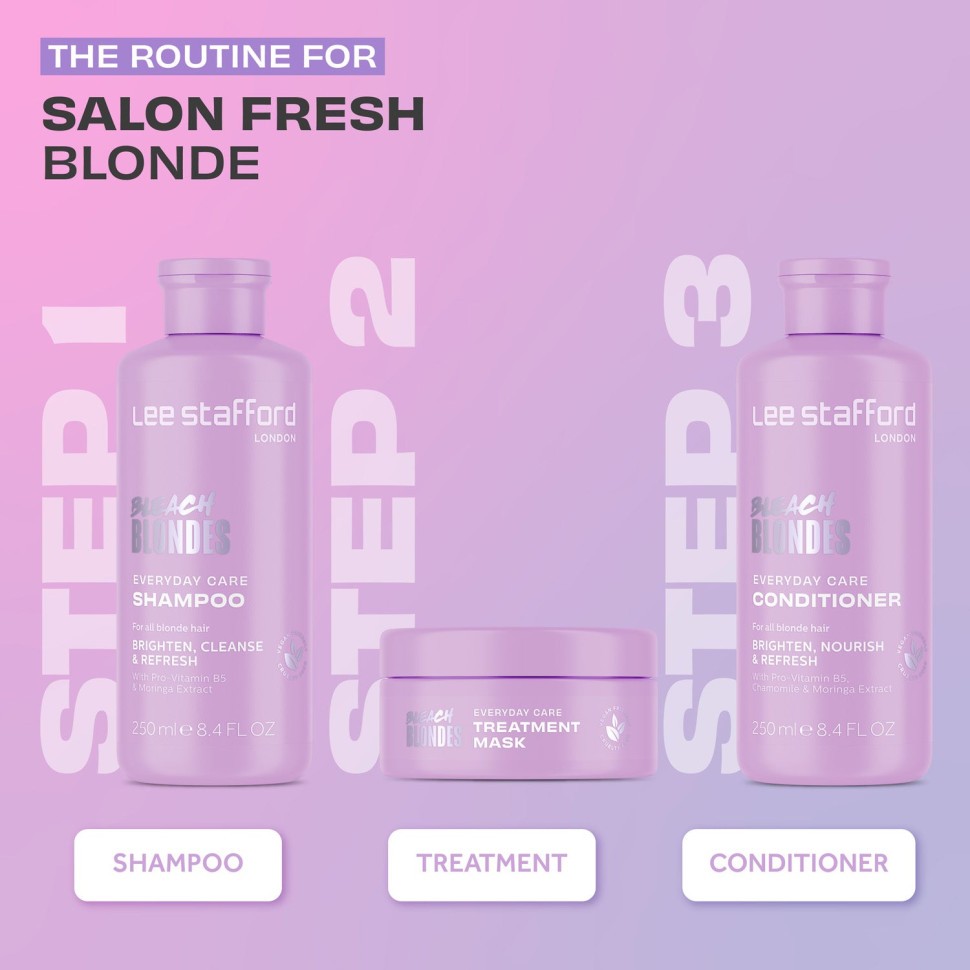 Маска для осветленных волос Lee Stafford Bleach Blondes Everyday Care Treatment Mask