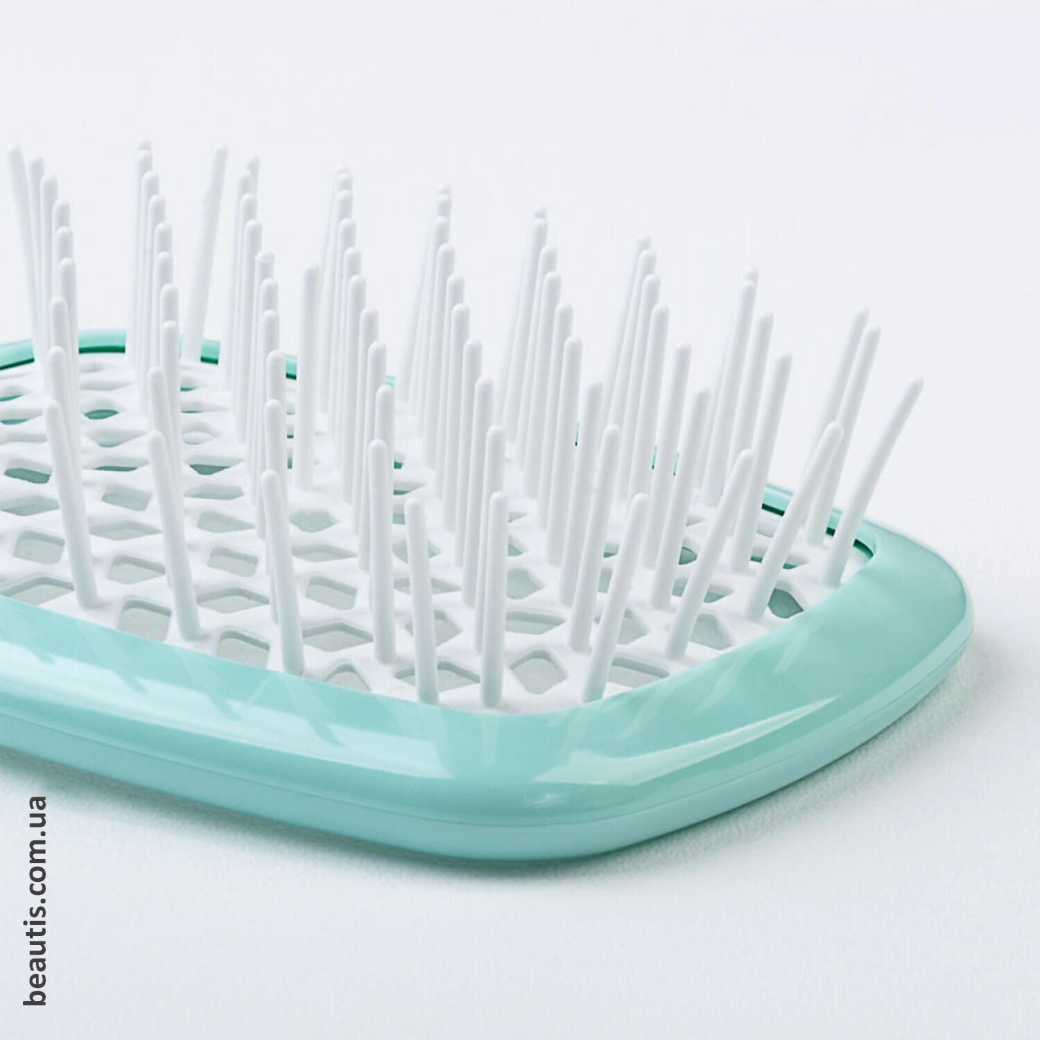 Маленький гребінець блакитний з білим Janeke Superbrush Small Tiffany 