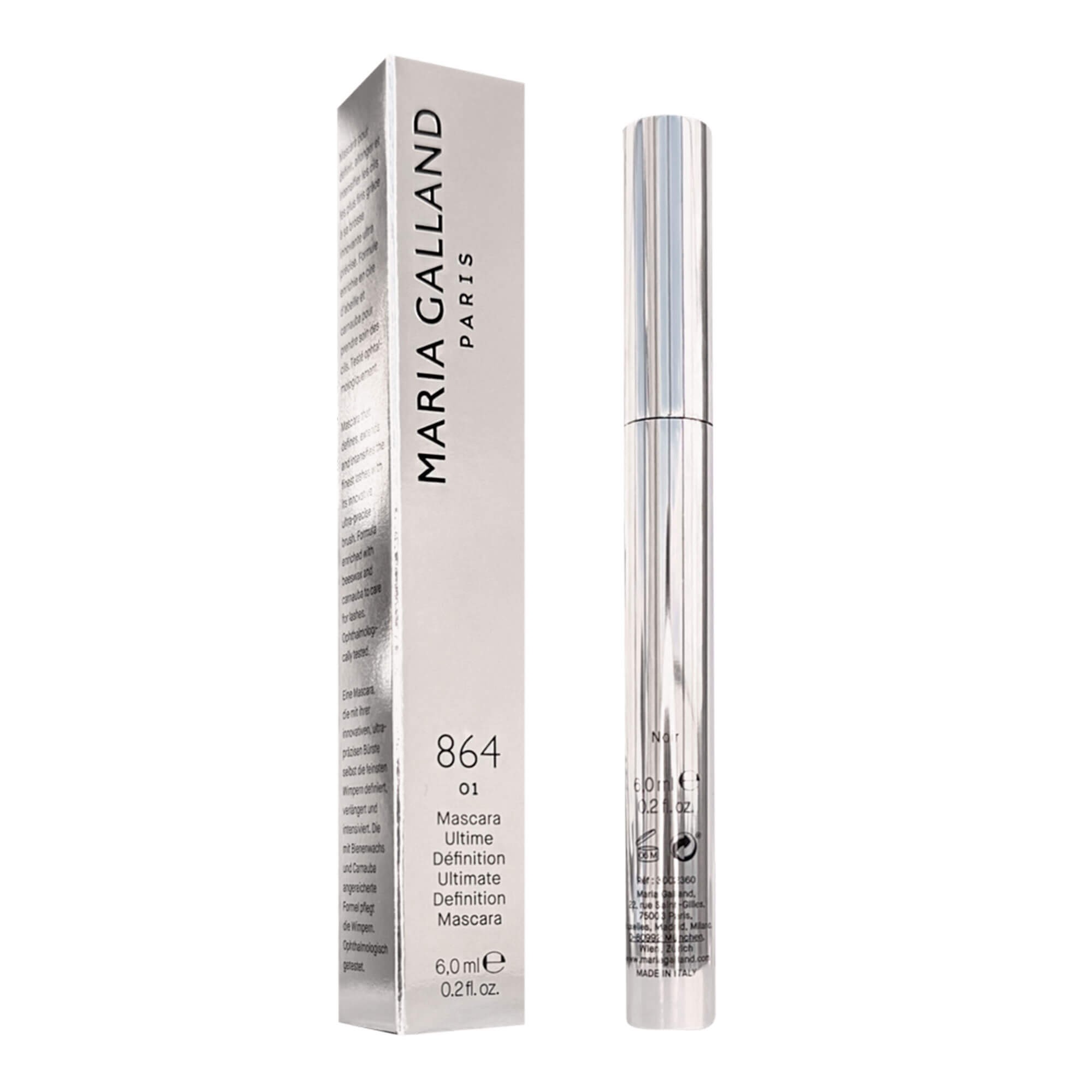 Тушь для ресниц Черная Maria Galland 864 Ultimate Definition Mascara Noir