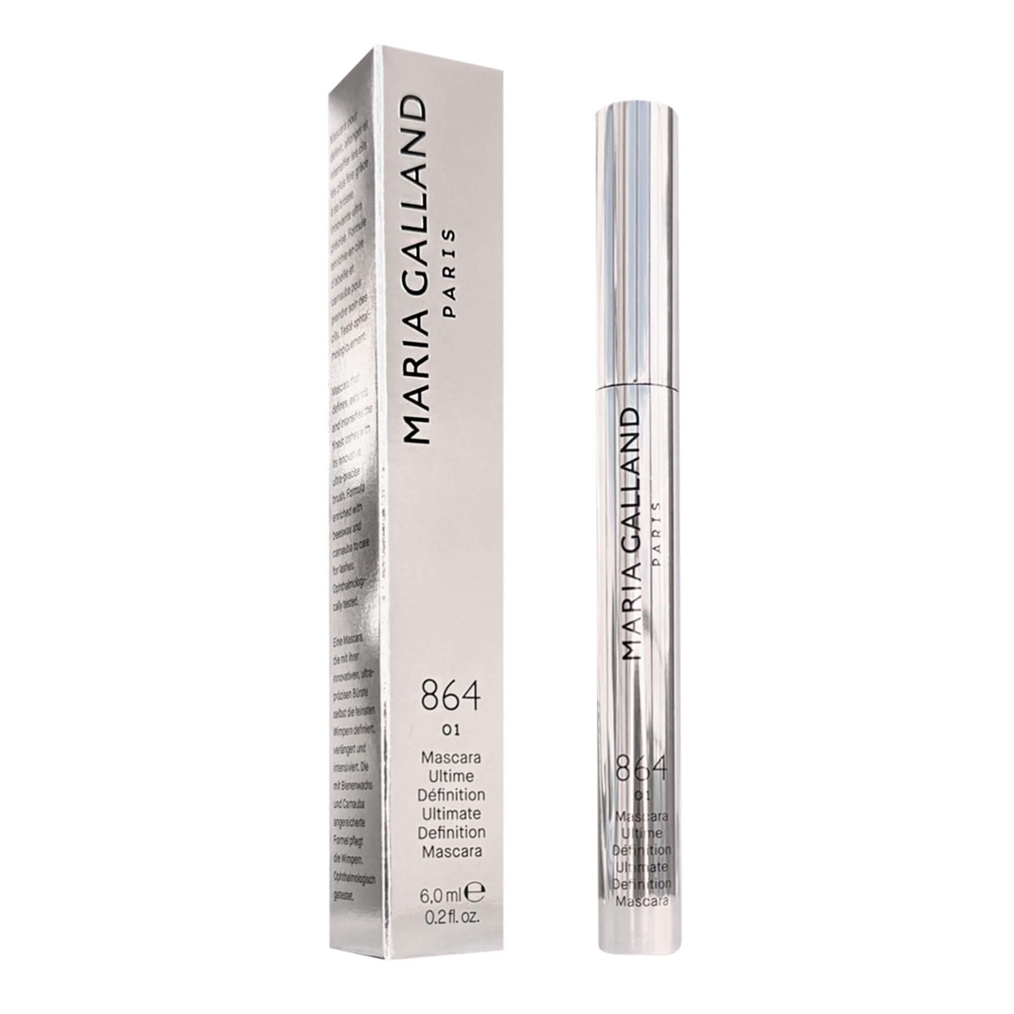 Тушь для ресниц Черная Maria Galland 864 Ultimate Definition Mascara Noir