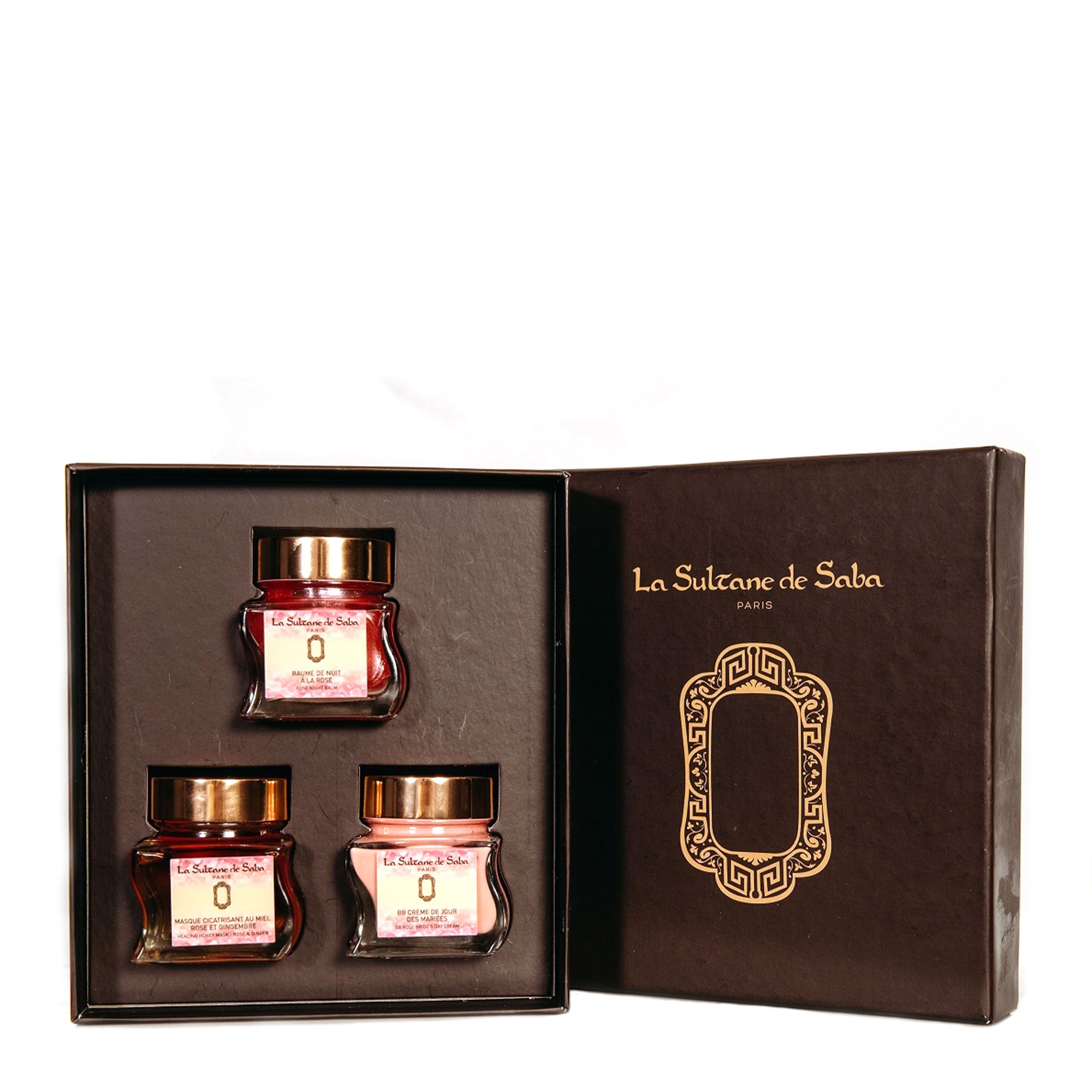 ROSE DE MARRAKECH & Vallée des roses セット La Sultane De Saba Rose Skincare Gift Box - подарочный набор для