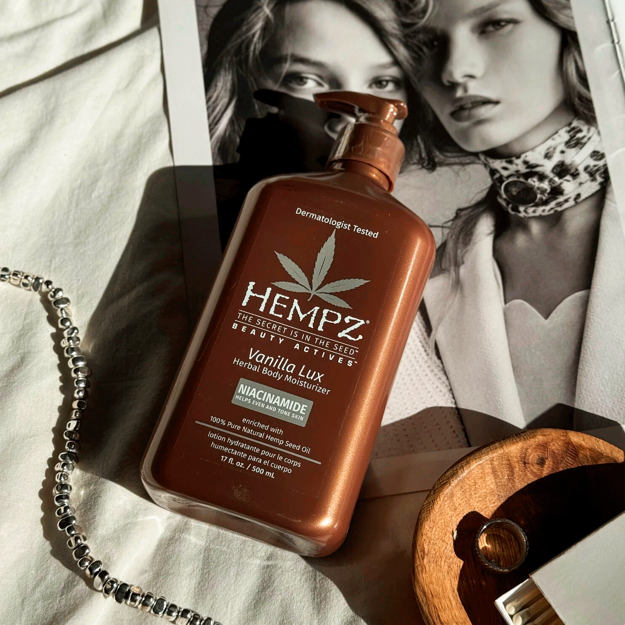 Молочко для тела с ниацинамидом 