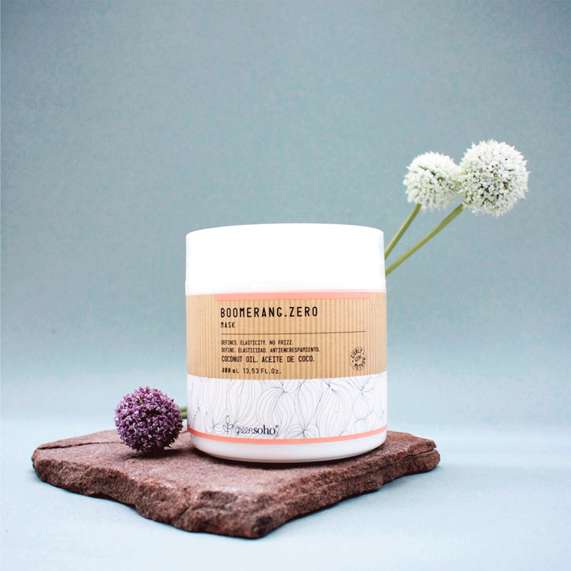 Маска для волос для волнистых и вьющихся волос Greensoho Boomerang.Zero Mask