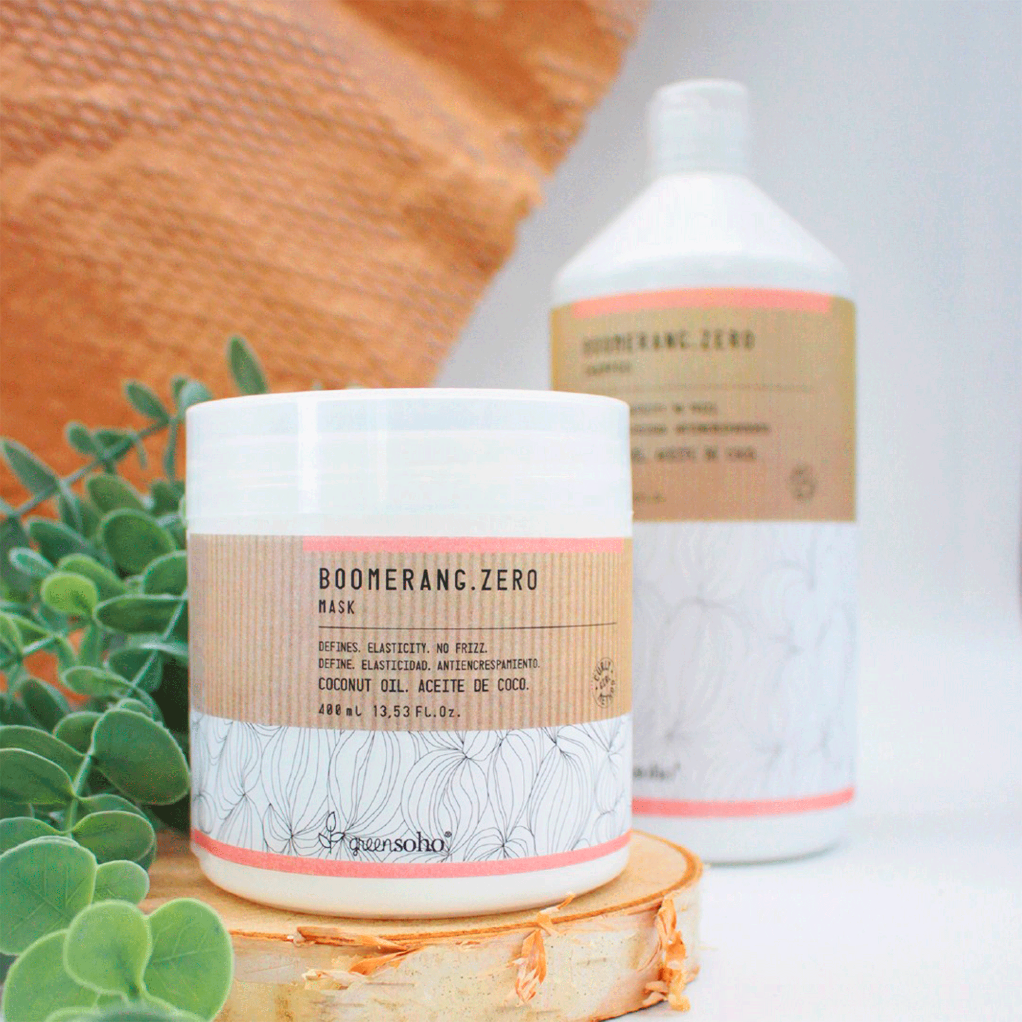 Маска для волос для волнистых и вьющихся волос Greensoho Boomerang.Zero Mask