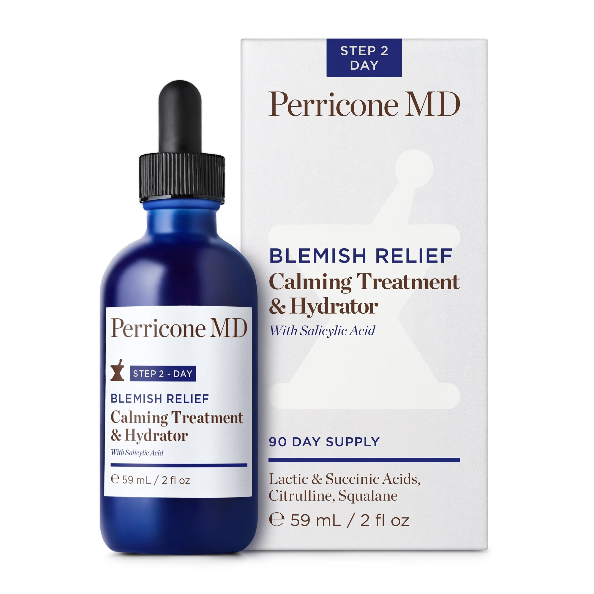 Perricone MD Blemish Relief Calming Treatment And Hydrator - Дневной успокаивающий увлажняющий крем для проблемной кожи