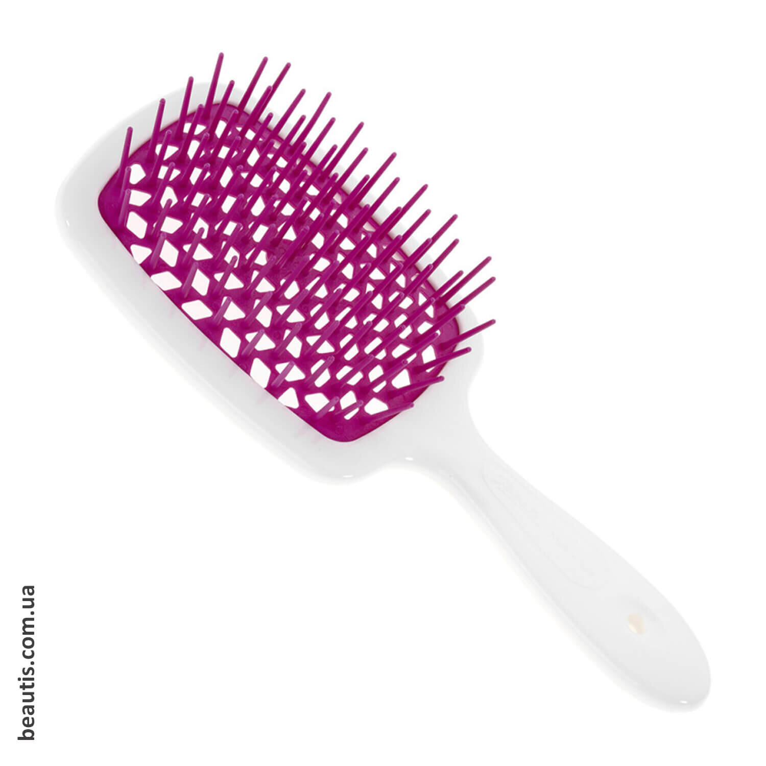 Расческа Janeke Superbrush Standart White & Violet (бело-фиолетовая)