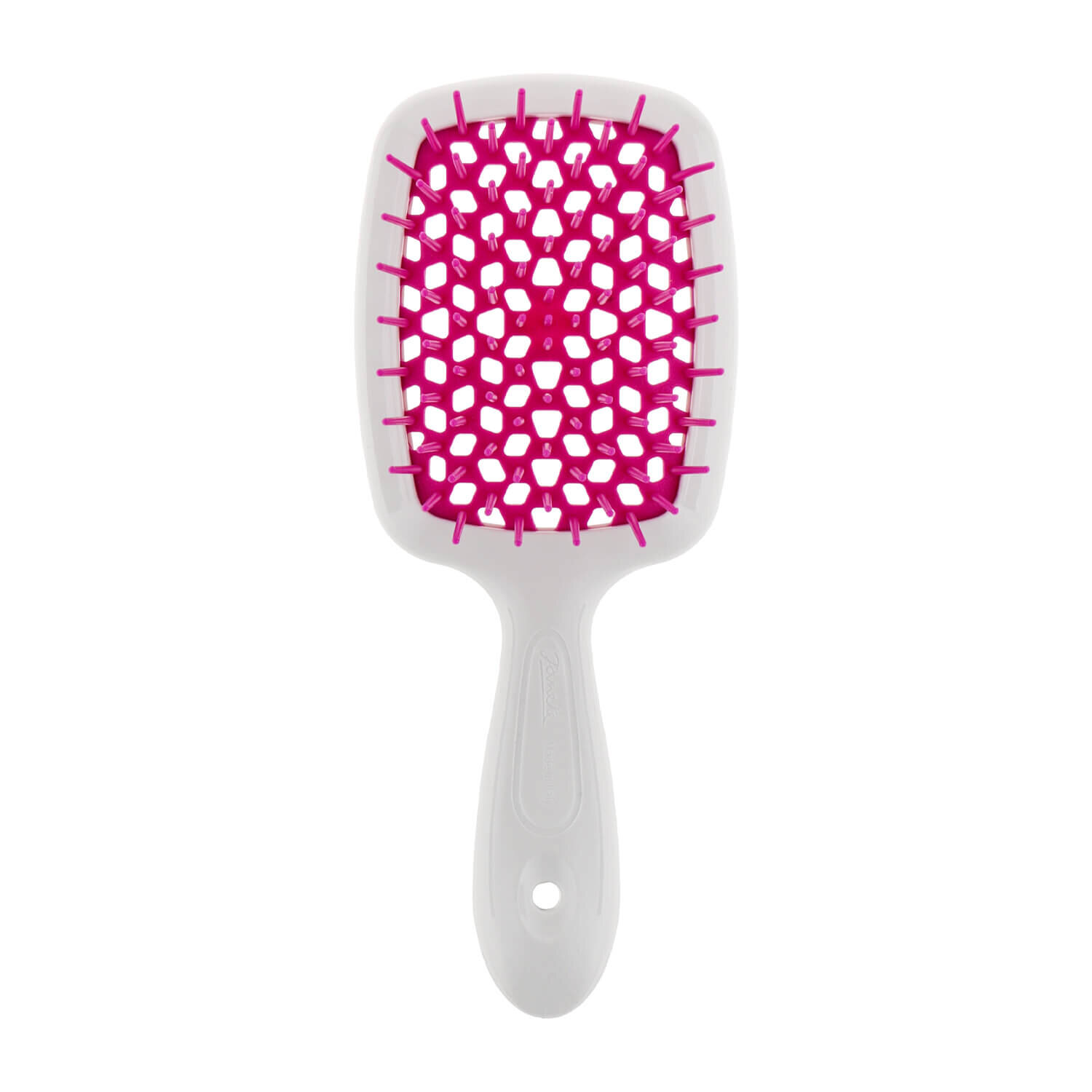 Janeke Superbrush Standart White & Violet Гребінець біло-фіолетовий