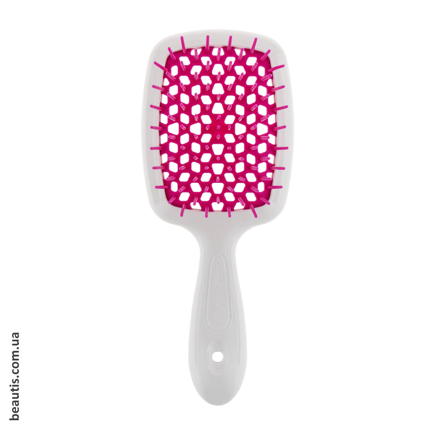 Расческа Janeke Superbrush Standart White & Violet (бело-фиолетовая)