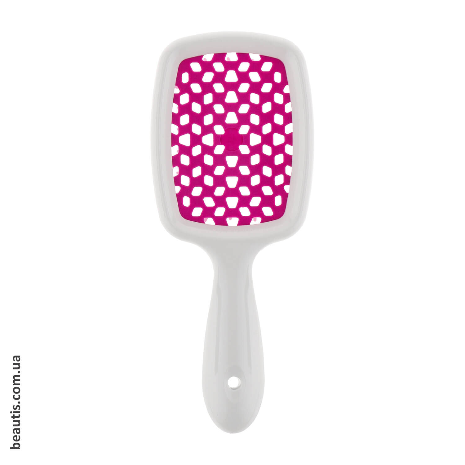 Расческа Janeke Superbrush Standart White & Violet (бело-фиолетовая)