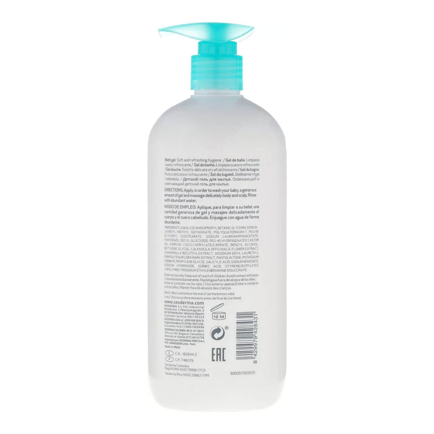 Sesderma Babyses Bath Gel купить