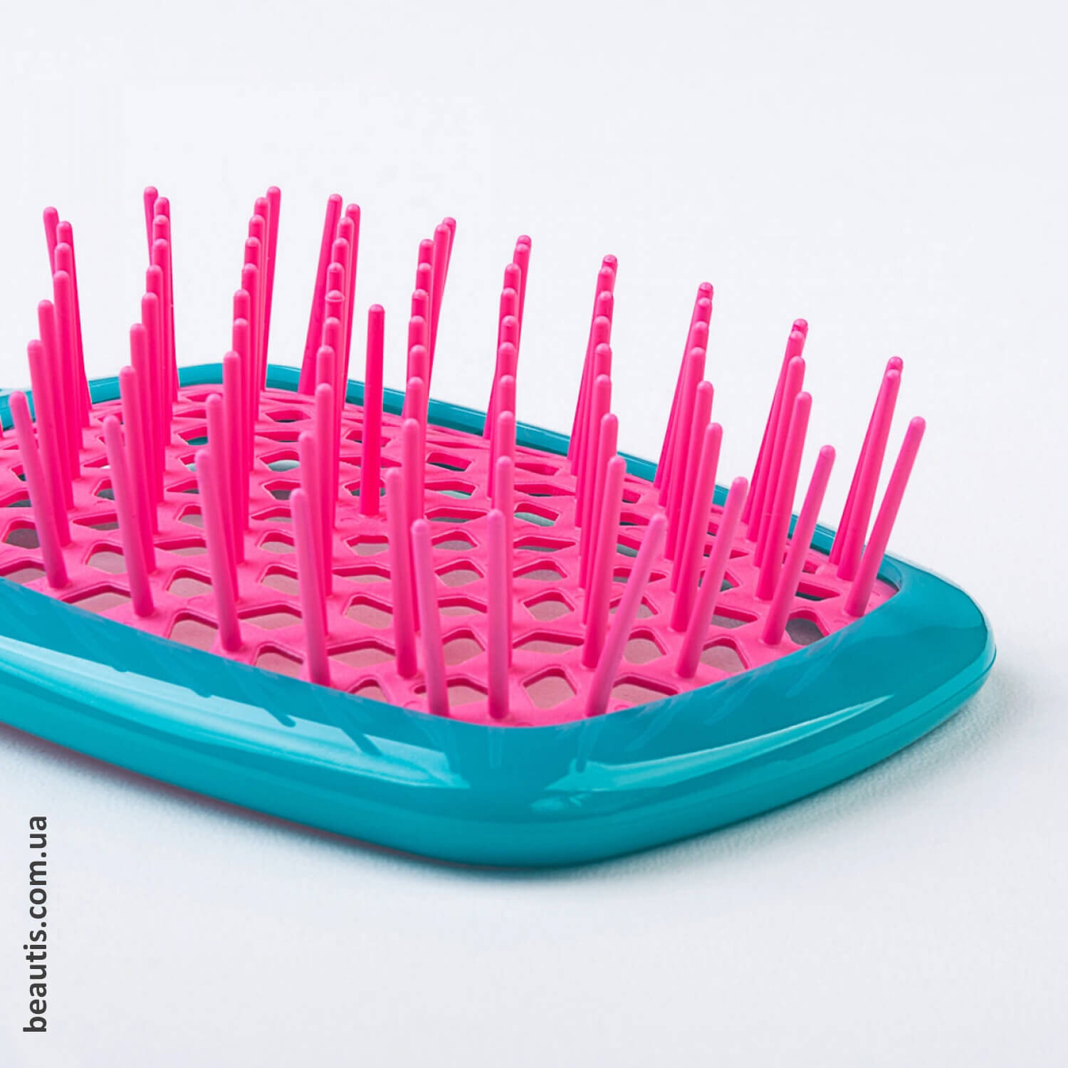 Маленький гребінець блакитний з рожевим Janeke Superbrush Small Blue and Pink