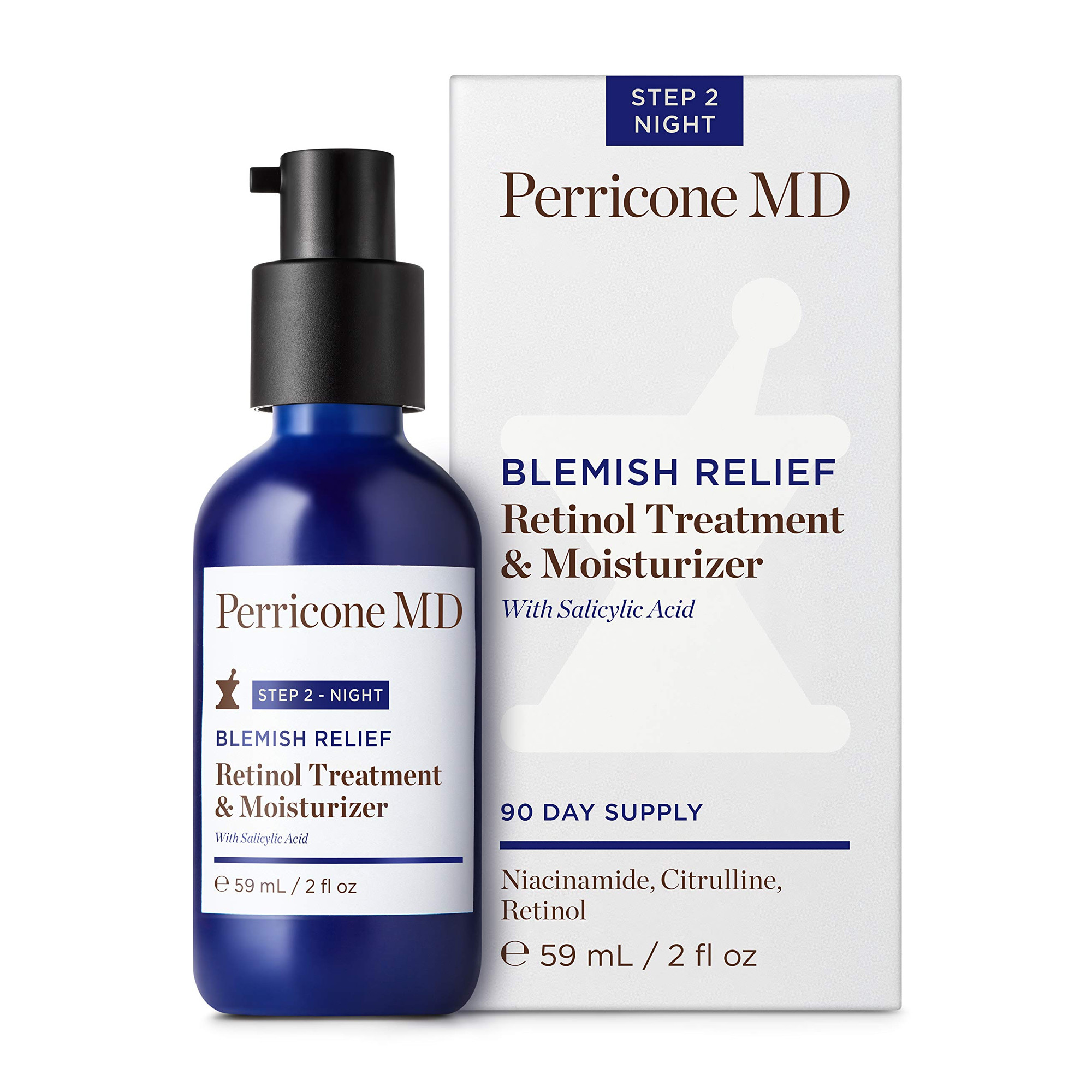 Perricone MD Blemish Relief Retinol Treatment And Moisturizer - Ночной крем для проблемной кожи с ретинолом