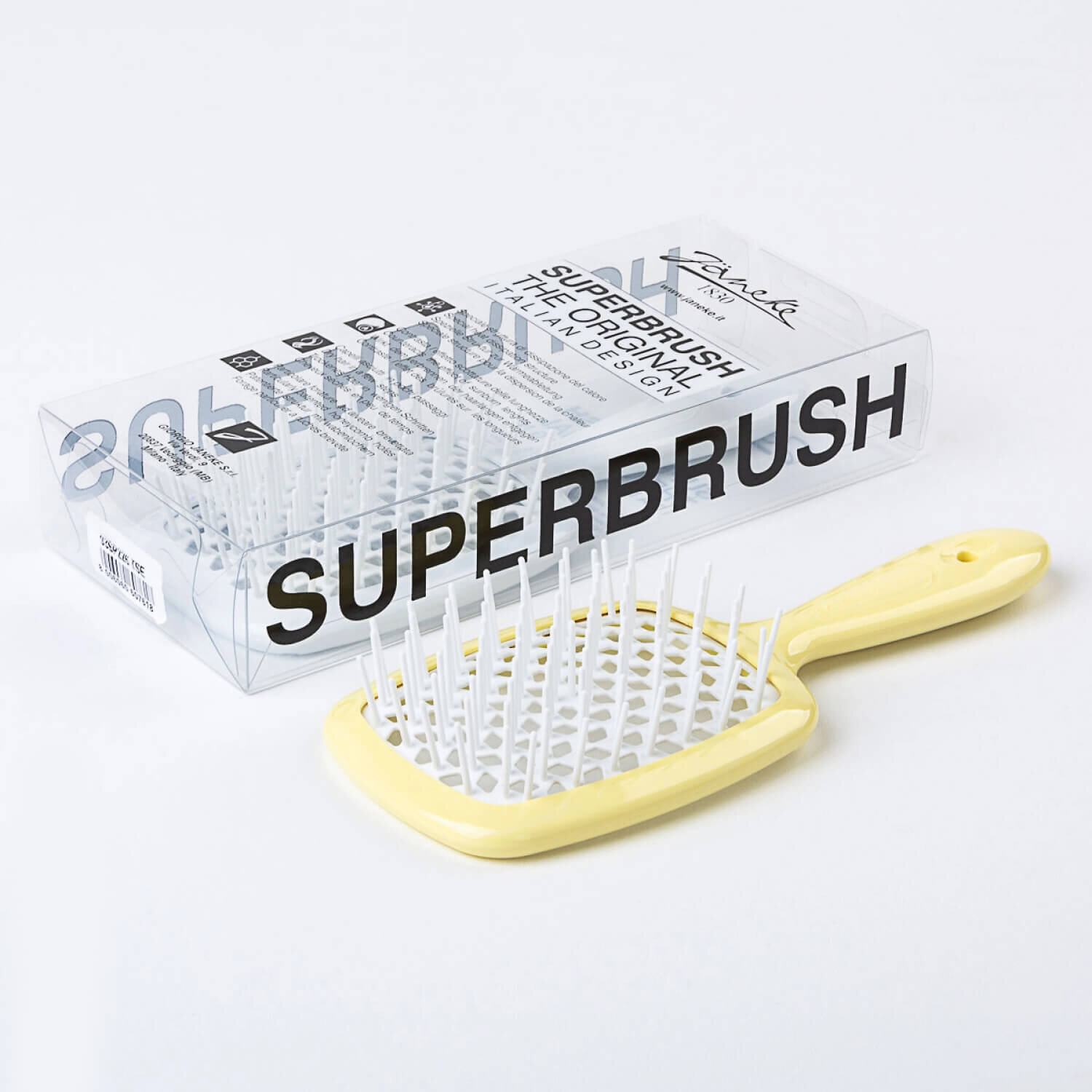 Janeke Superbrush Standart Yellow Гребінець жовтий