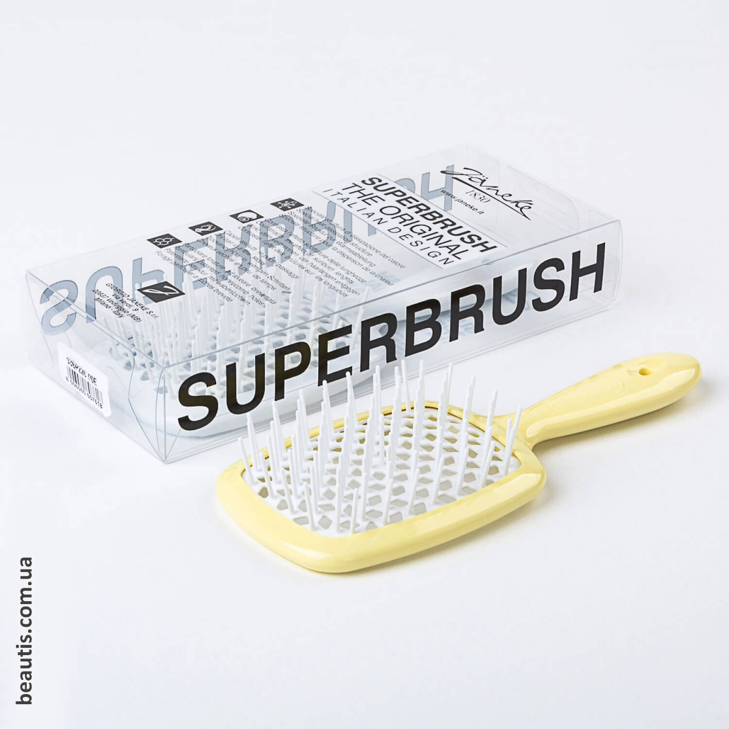 Гребінець жовтий Janeke Superbrush Standart Yellow