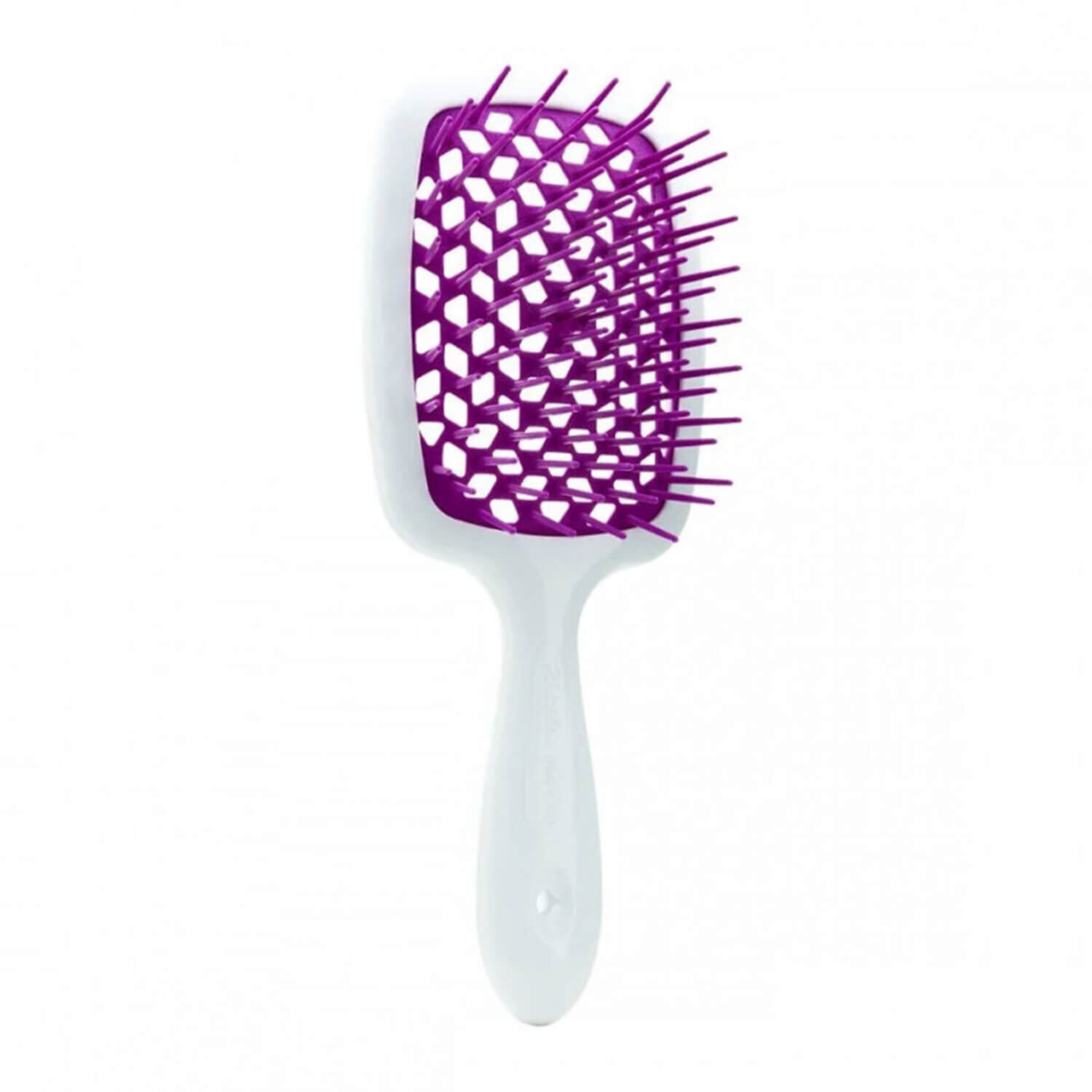Гребінець Janeke Superbrush Small White & Violet