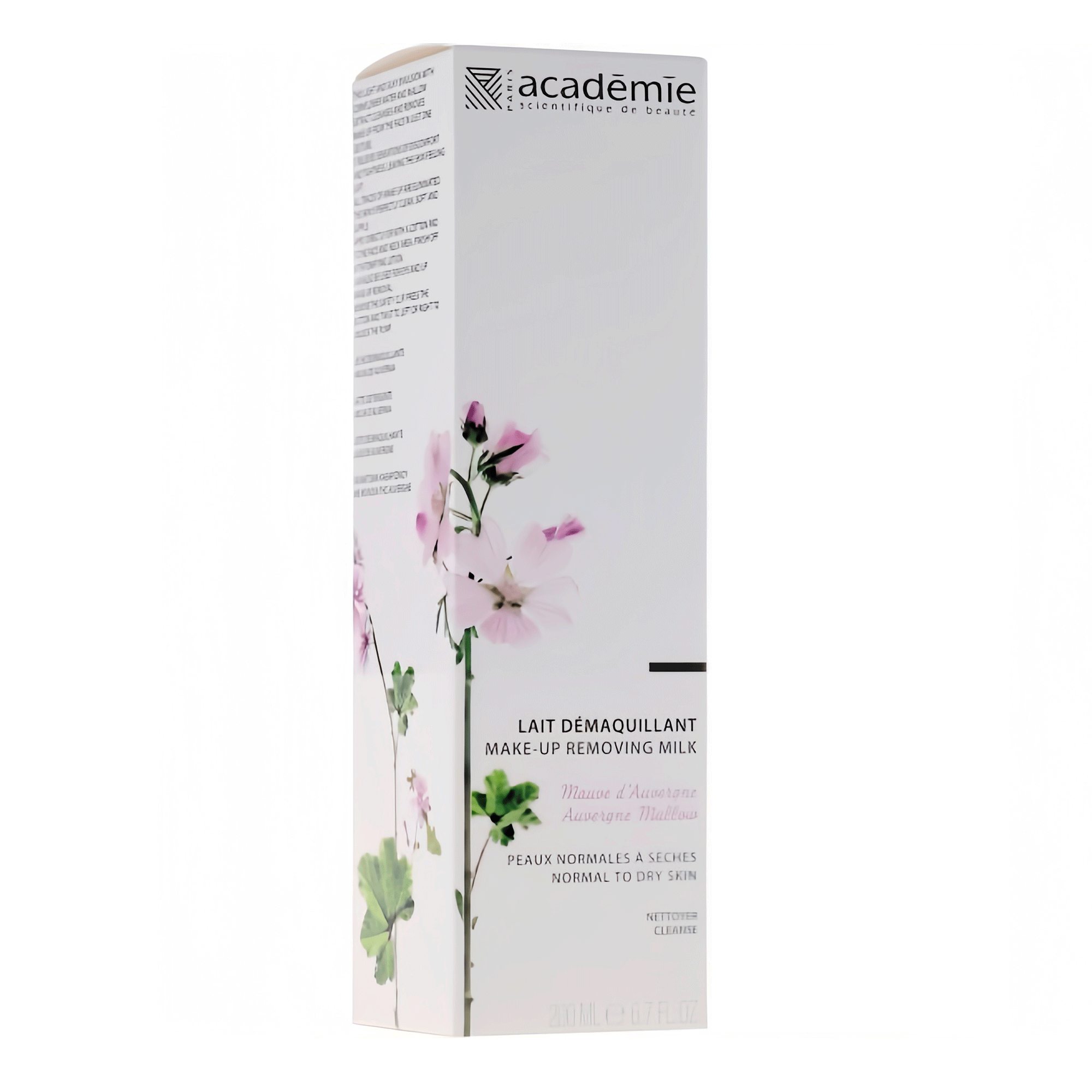 Молочко для демакіяжу Овернська мальва Academie Make-up Removing Milk