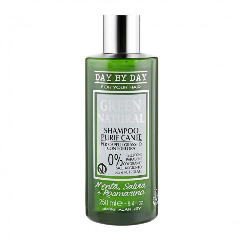 Шампунь для жирного волосся Alan Jey Green Natural Shampoo Purificante