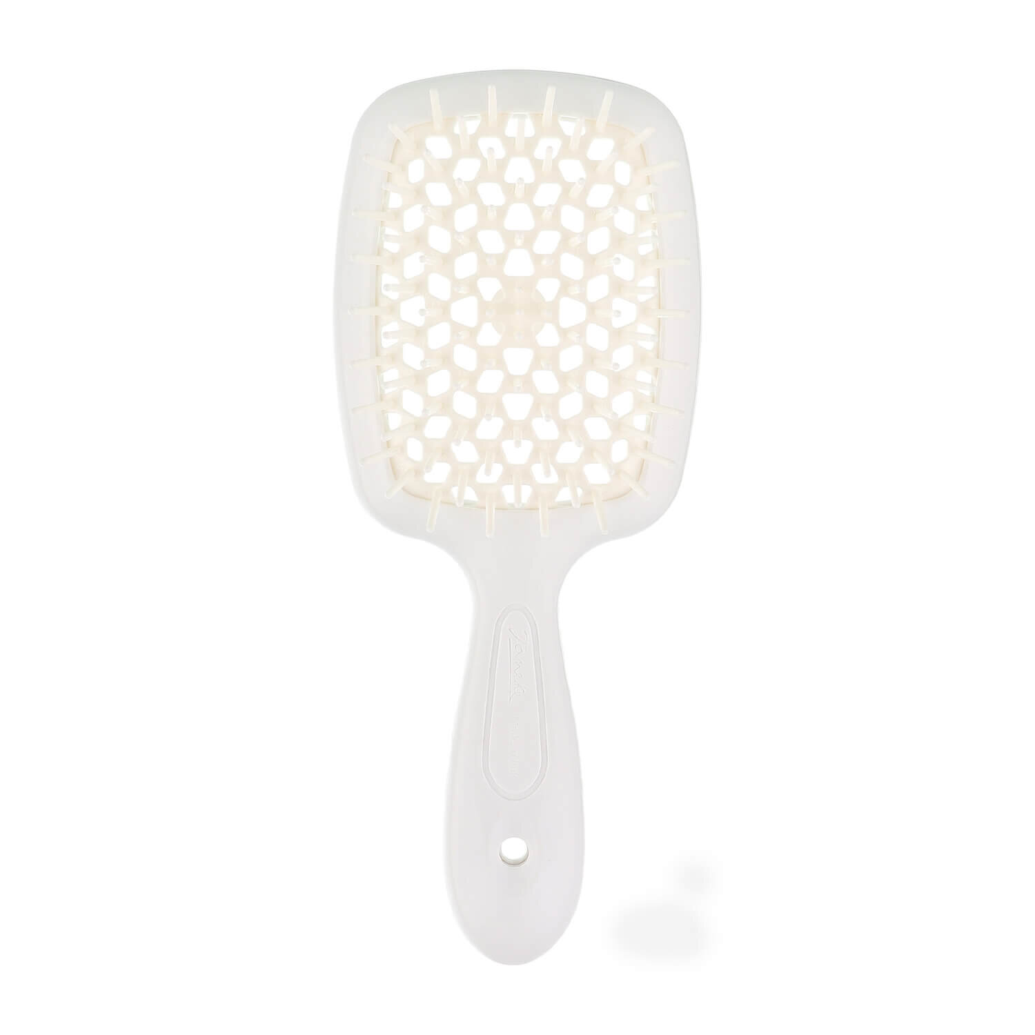 Janeke Superbrush Small White Маленький гребінець білий