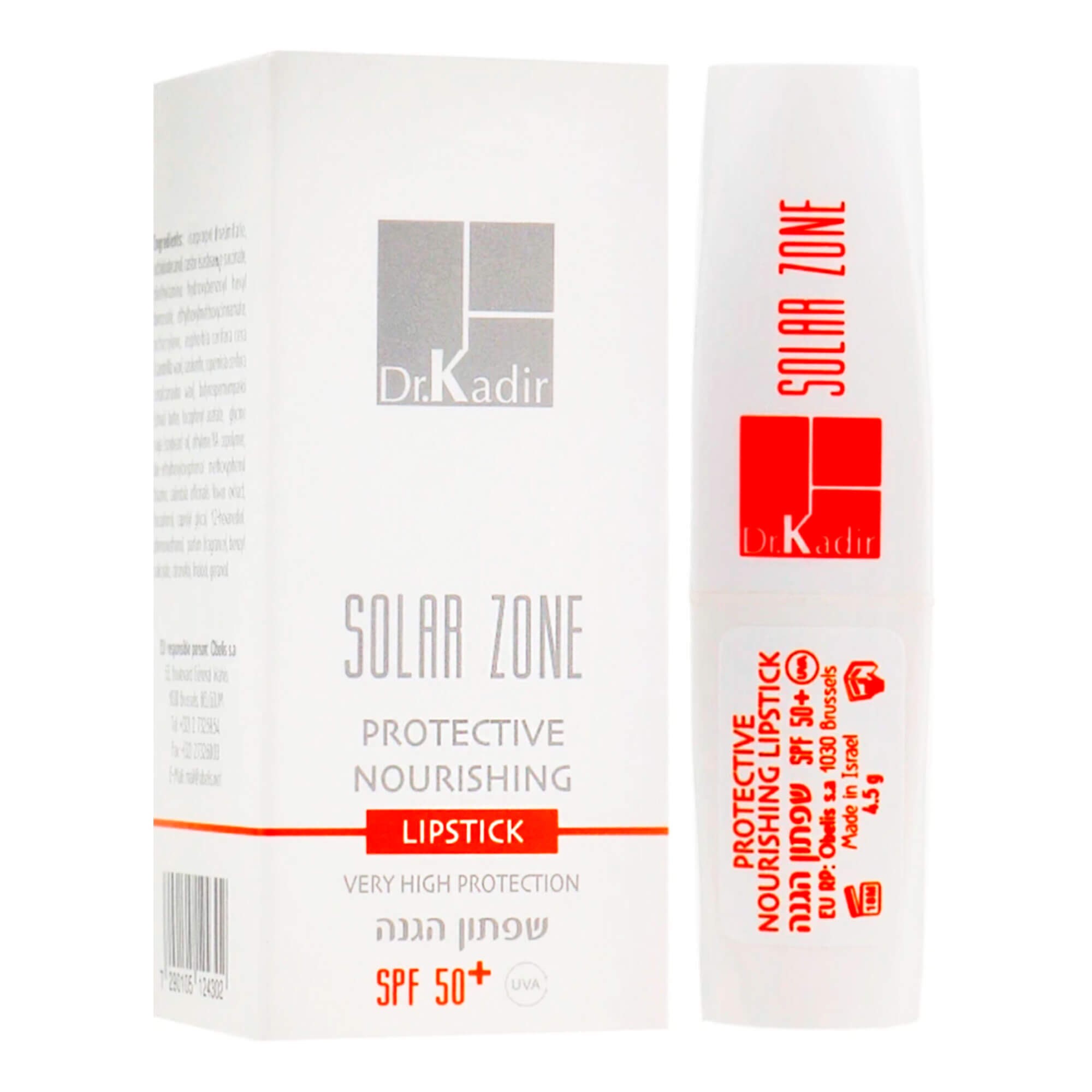 Солнцезащитная увлажняющая помада SPF 50+ Dr. Kadir Solar Zone Protective Nourishing Lipstick SPF 50+
