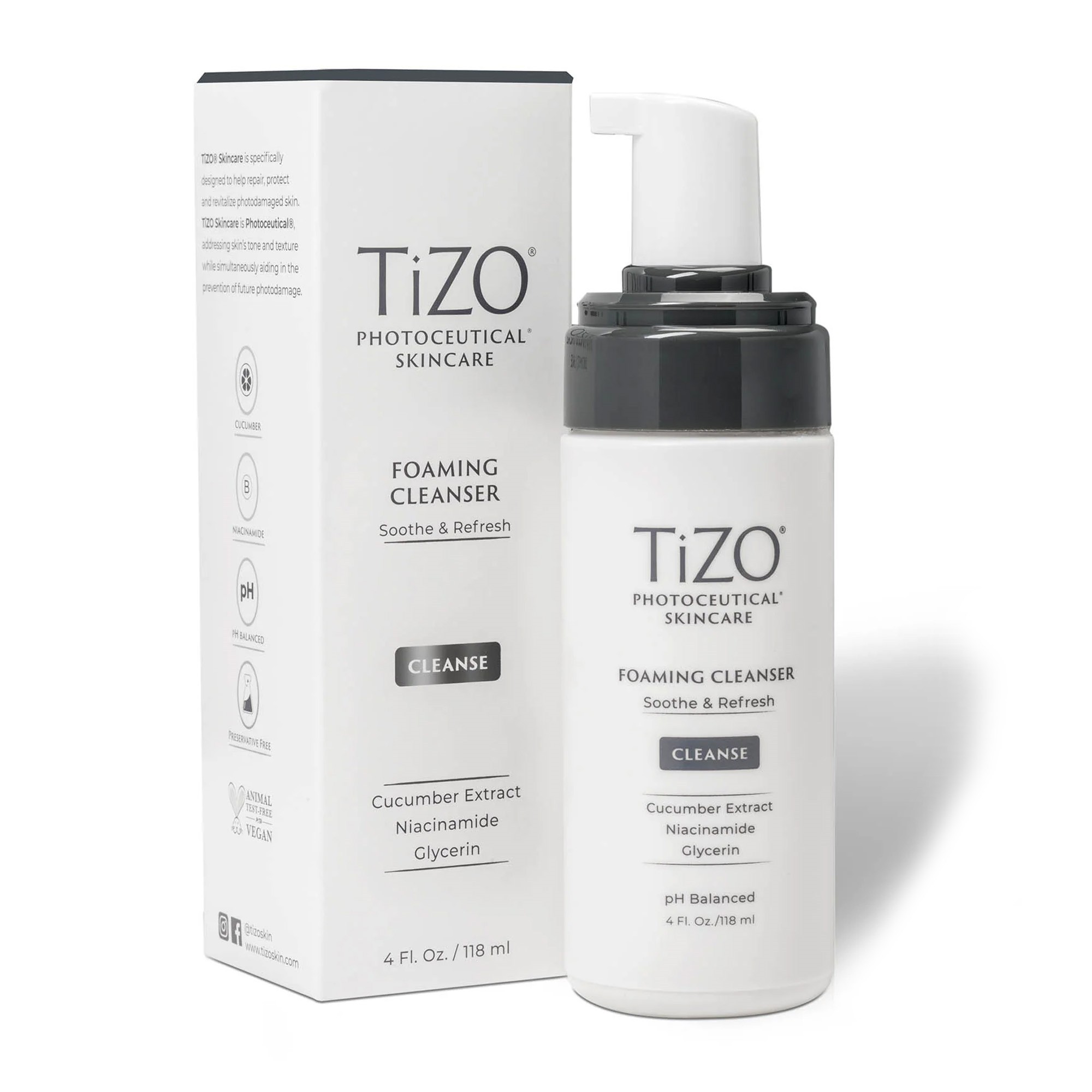 Пінка очищуюча для вмивання  Tizo Foaming Cleanser
