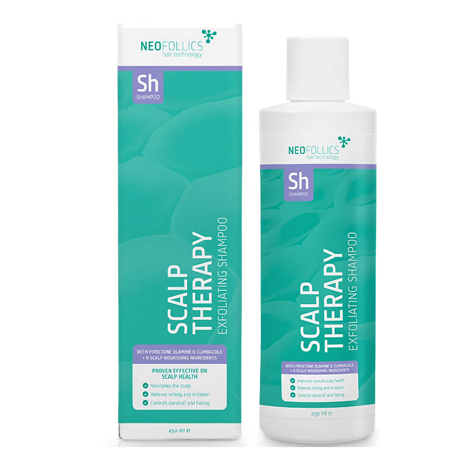 Очищающий шампунь Neofollics Therapy Exfoliating Shampoo