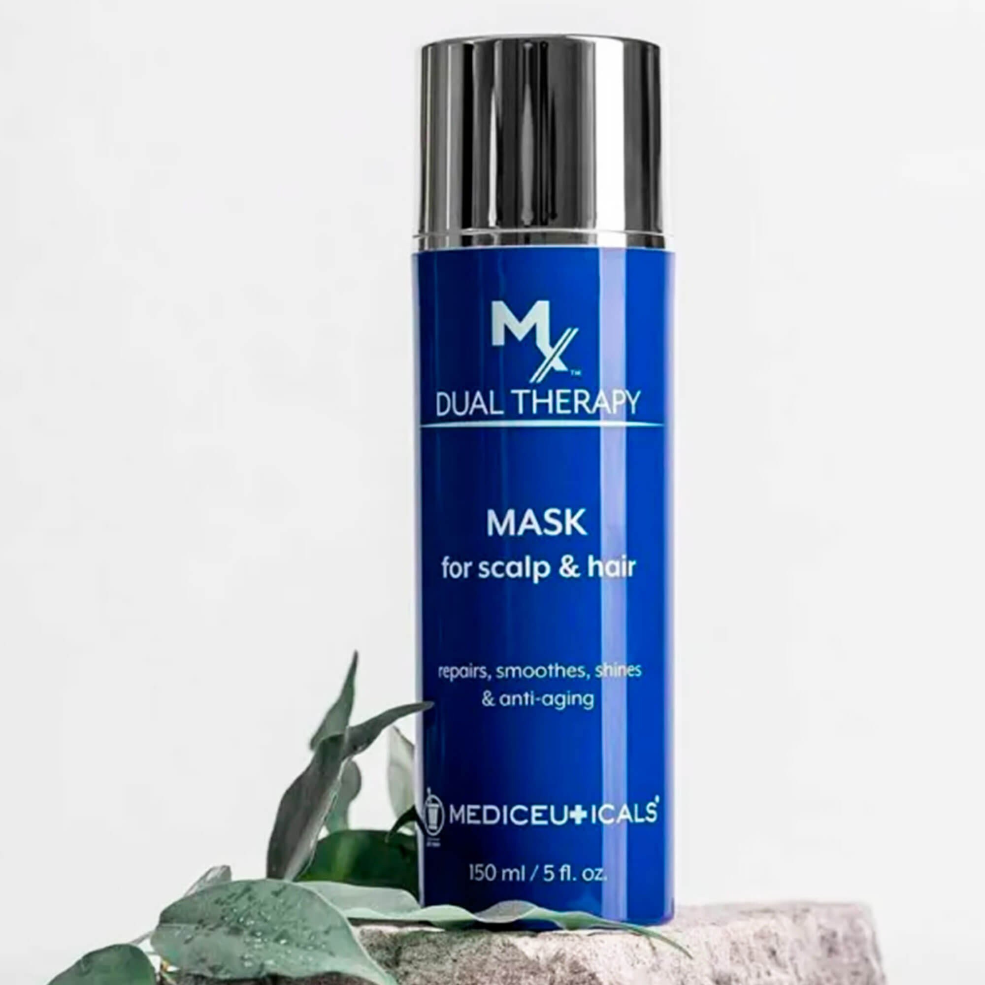 Восстанавливающая и антивозрастная маска для волос и кожи головы Mediceuticals MX Dual Therapy