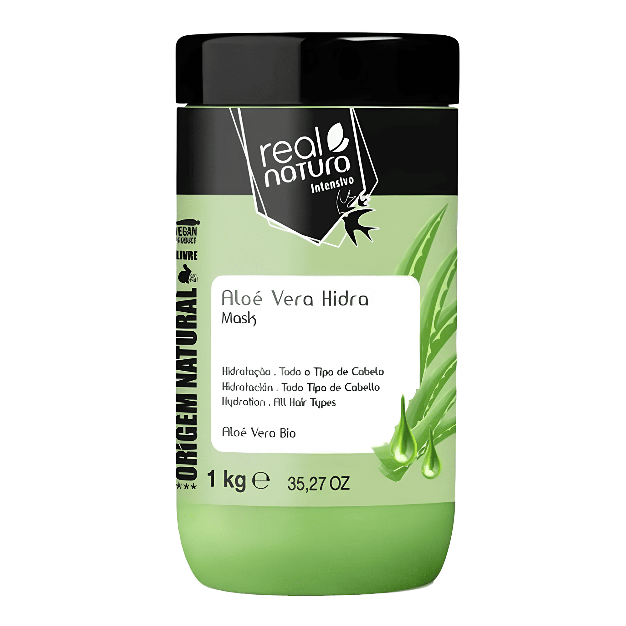 Real Natura Mascara Sem Sal Aloe Vera Hidra