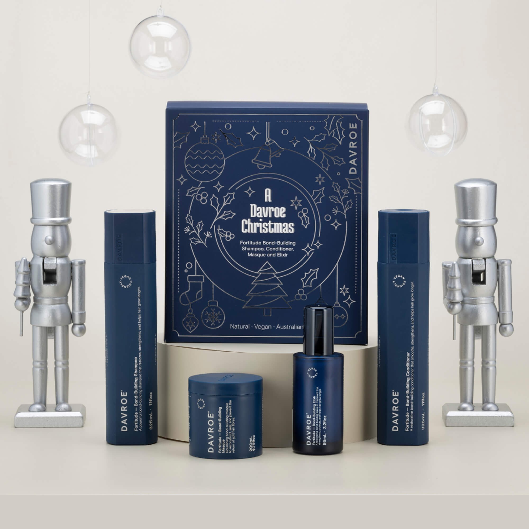 Рождественский набор для укрепления волос Davroe Christmas Fortitude Quad Pack