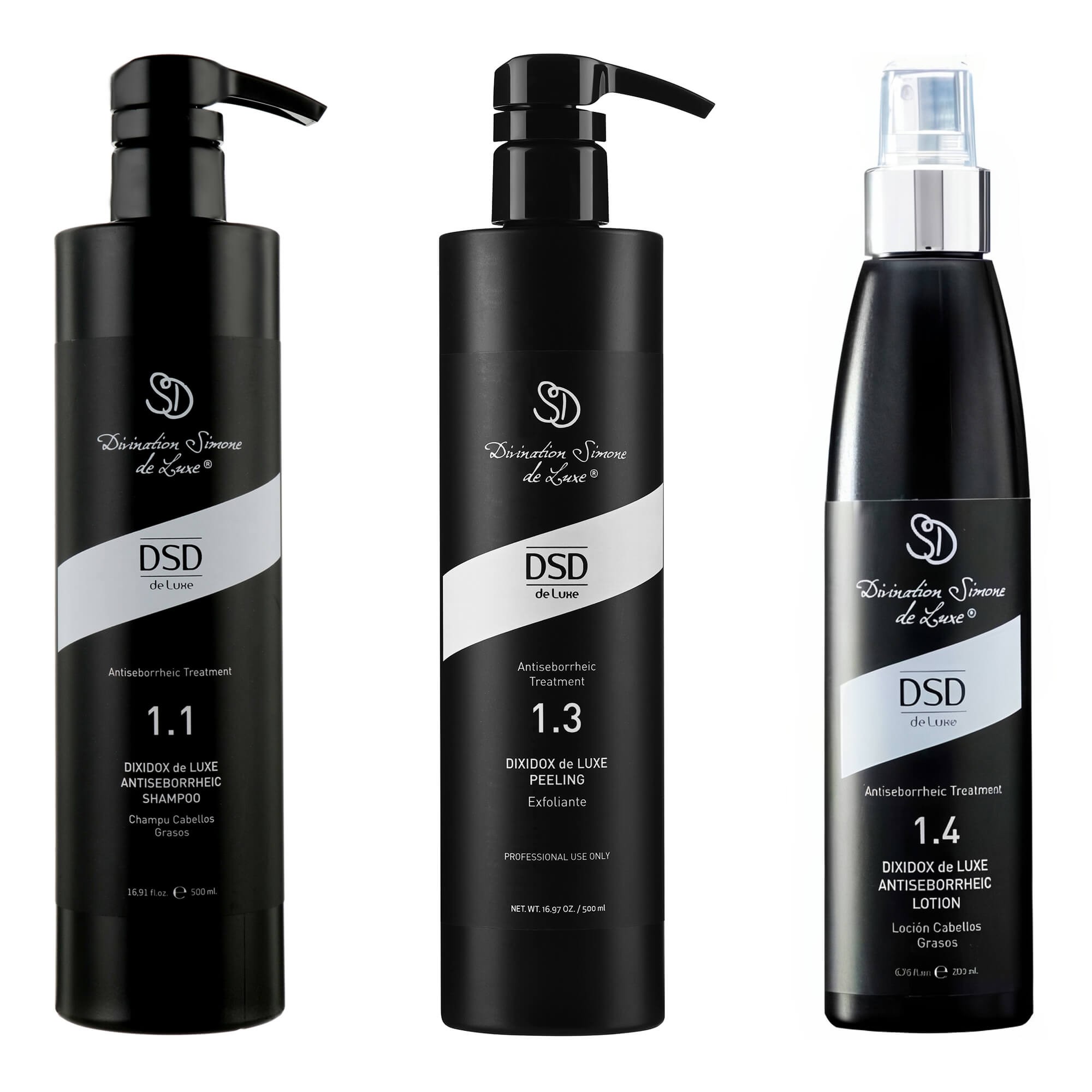 DSD De Luxe Antiseborrheic Trio - Набор Антисеборейный Трио