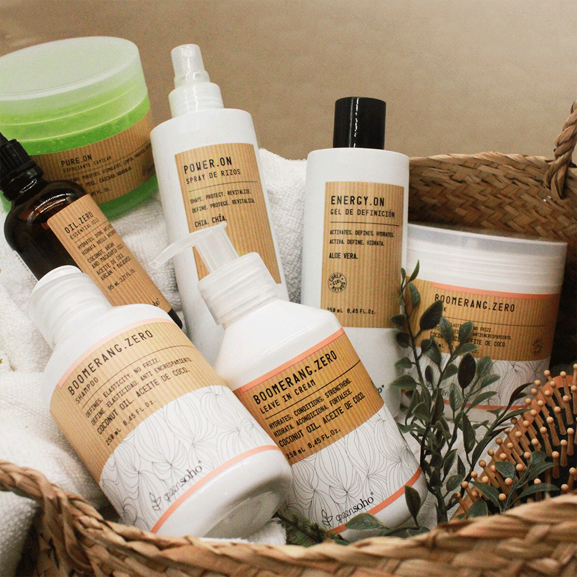 Гель для укладки волос средней фиксации Greensoho Energy.On Gel Definicion