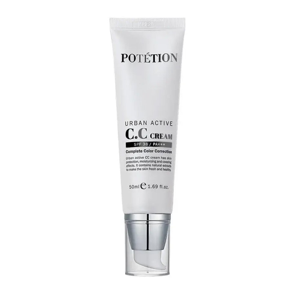 CUSKIN Potetion Urban Active SPF38 PA+++ CC Cream - CC Крем для активного захисту шкіри від сонця spf 38+