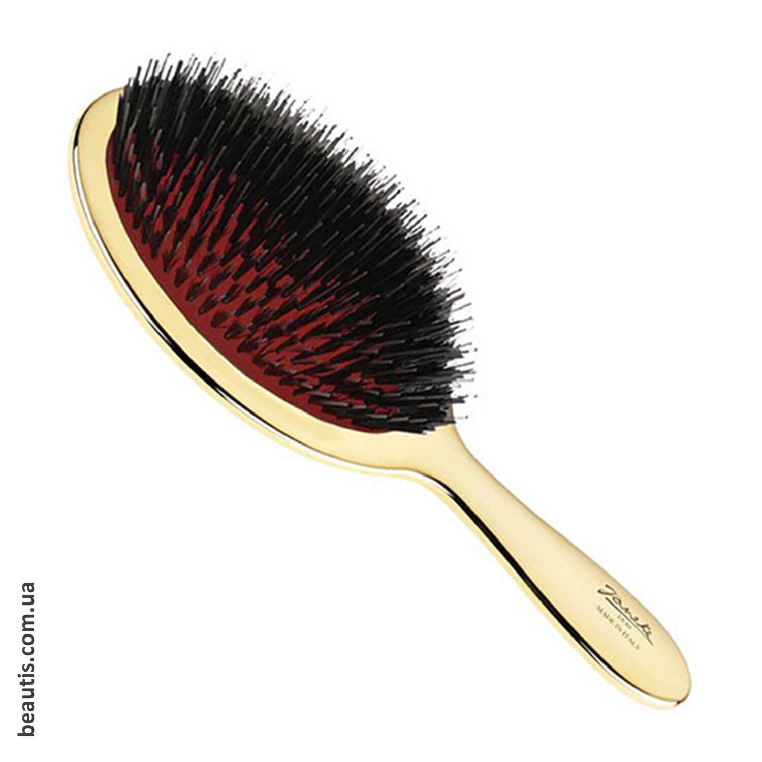 Гребінець Janeke Gold Brush With Bristles And Nylon