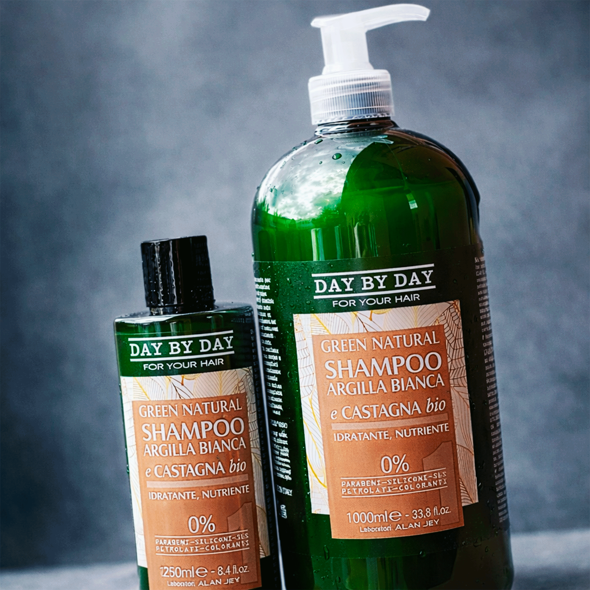 Біо-шампунь Alan Jey Green Natural Argilla Bianca E Castagna Bio