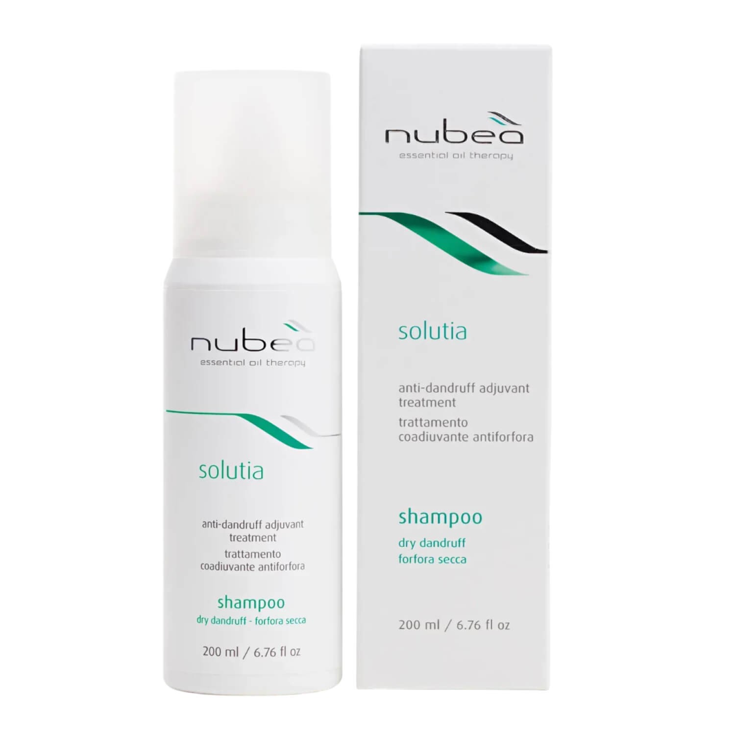 Шампунь для волос против сухой перхоти Nubea Solutia Shampoo Dry Dandruff