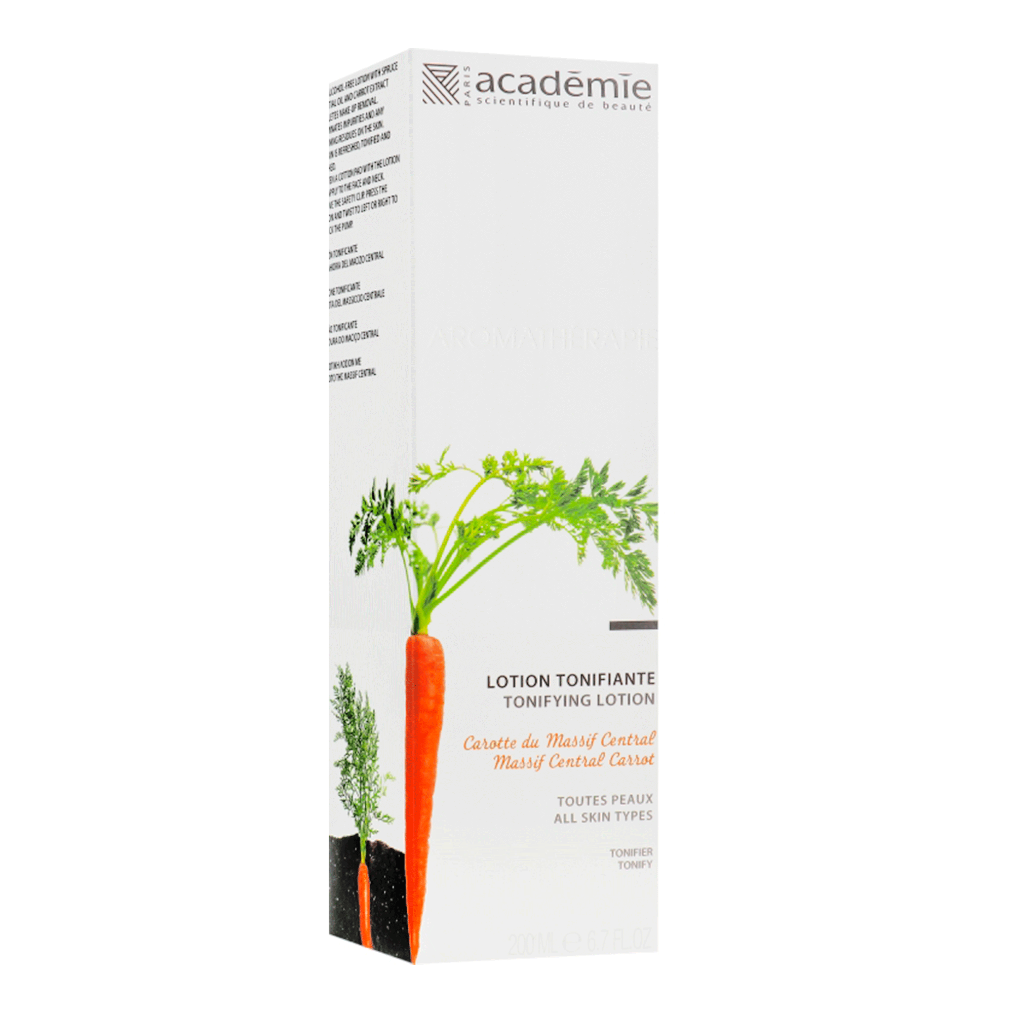 Матувальний лосьйон Academie Tonifying Lotion Massif Central Carrot