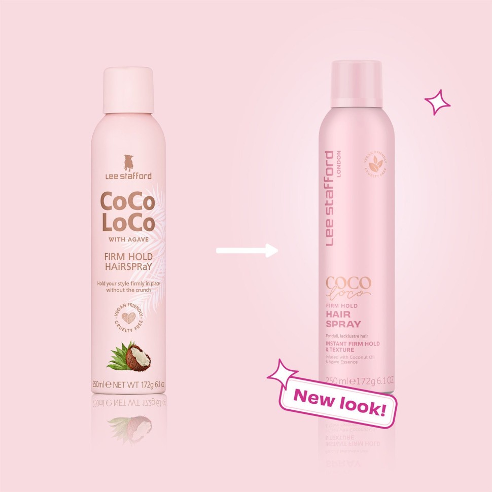 Фиксирующий спрей для волос Lee Stafford Coco Loco Firm Hold Hairspray
