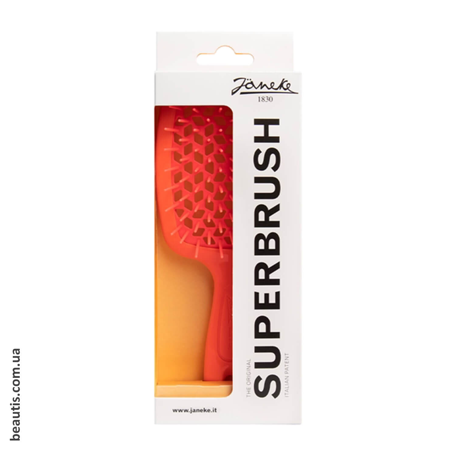 Гребінець кораловий неон Janeke Superbrush Standart Coral Neon