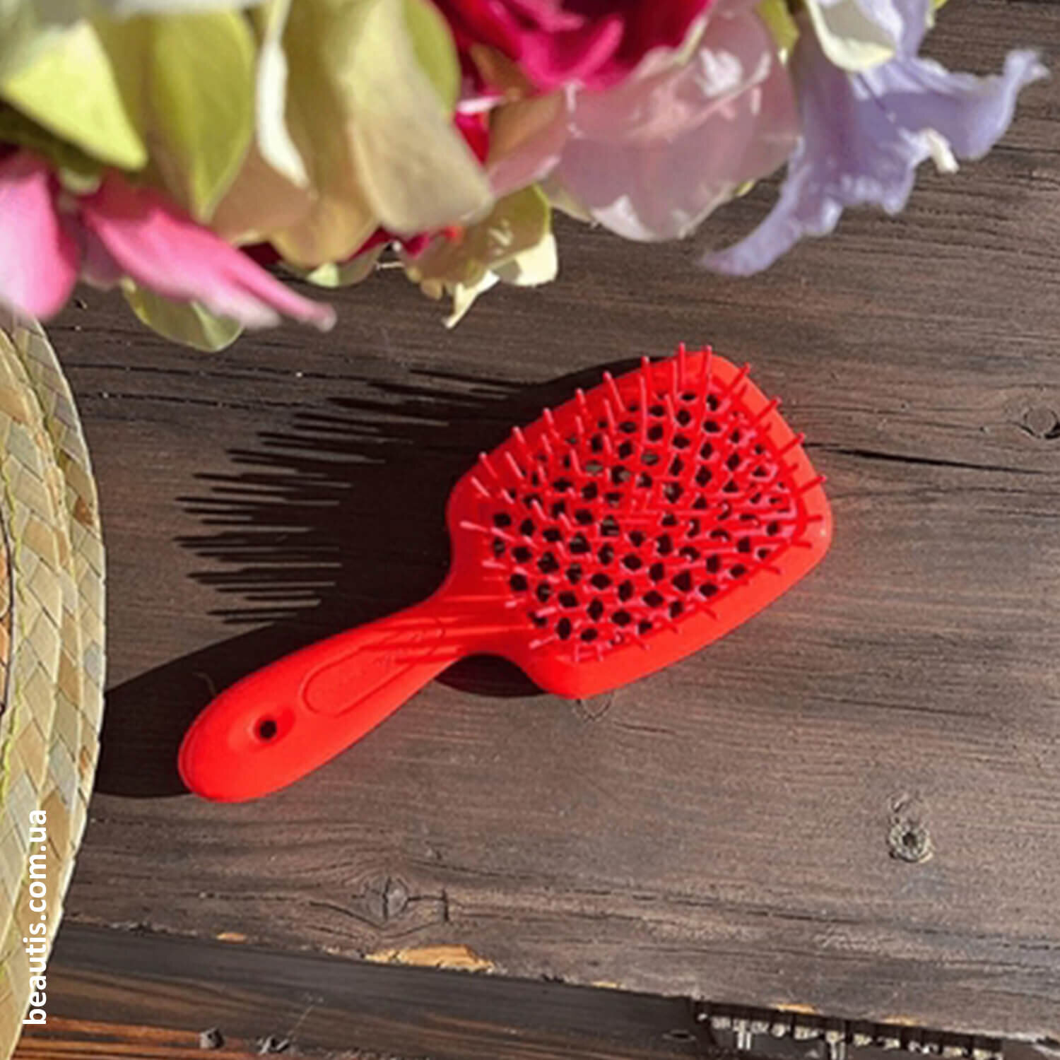 Гребінець кораловий неон Janeke Superbrush Standart Coral Neon