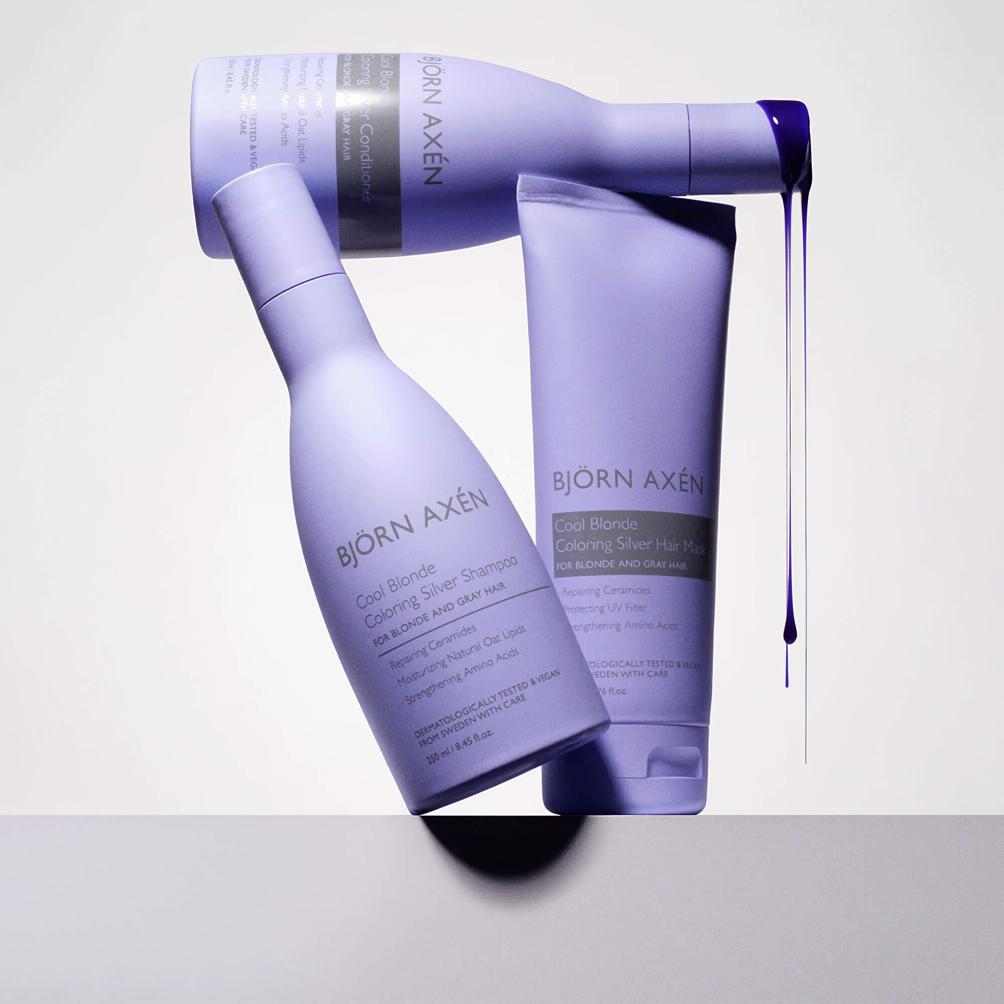Шампунь для блонда Bjorn Axen Cool Blonde Coloring Silver Shampoo