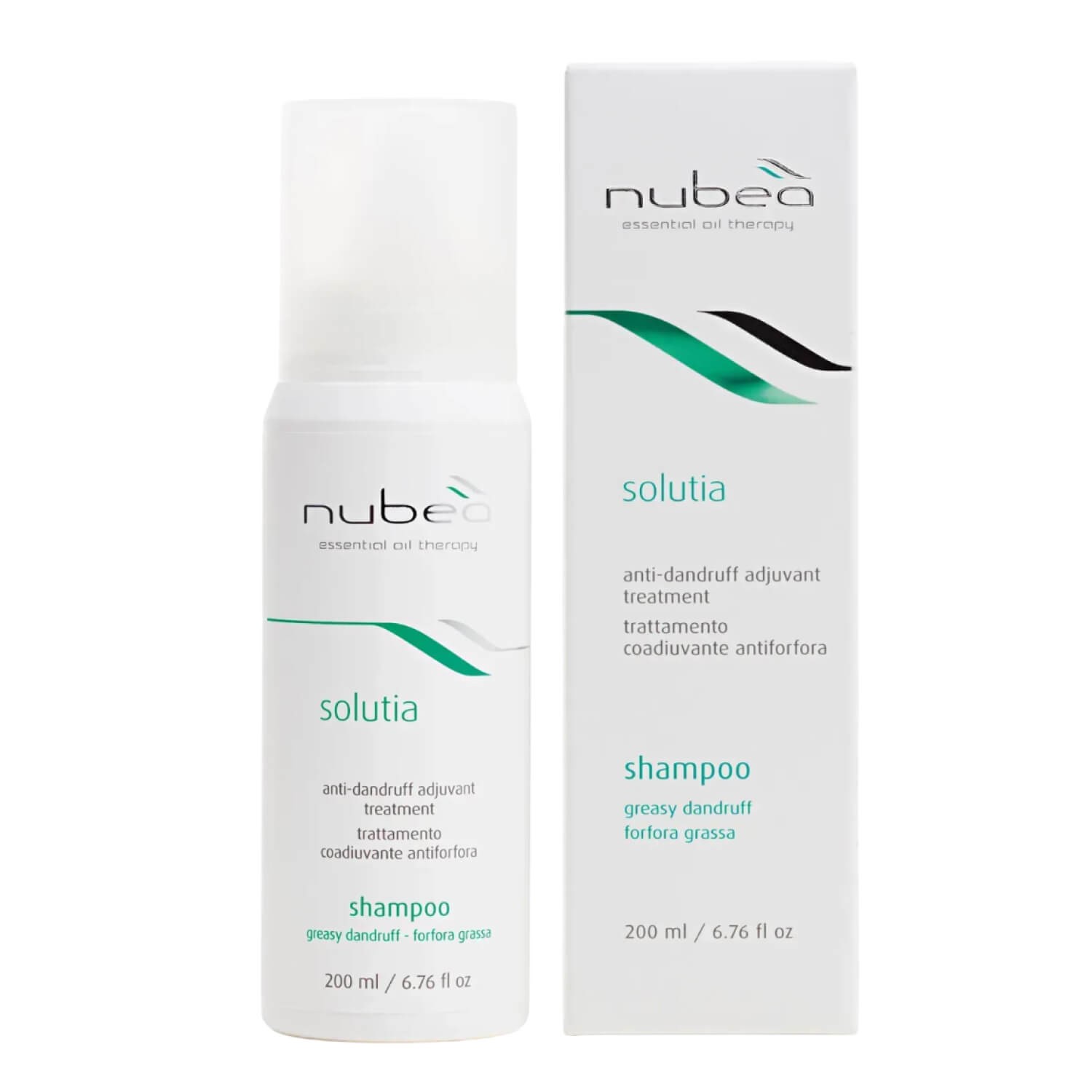 Шампунь для волос против жирной перхоти Nubea Solutia Shampoo Greasy Dandruff