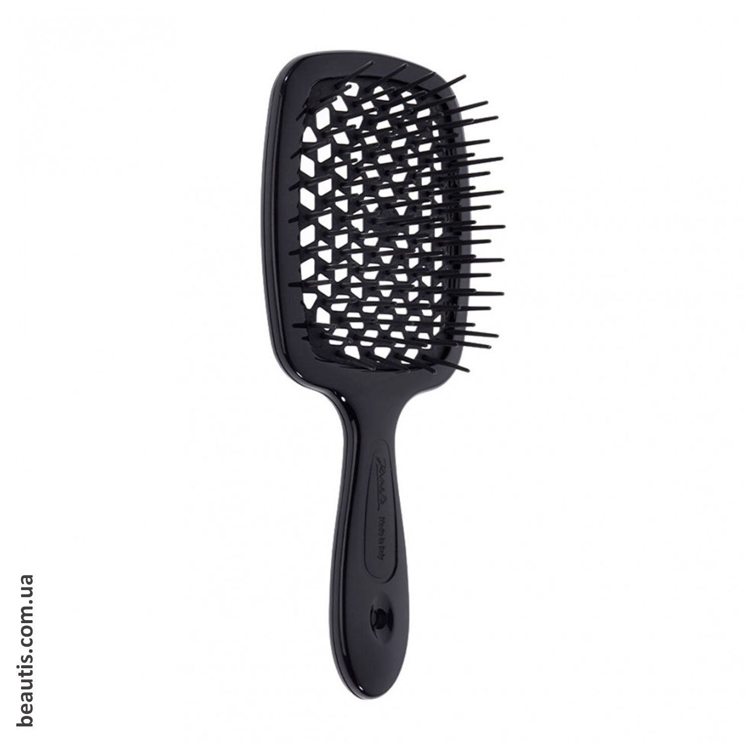Маленький гребінець чорний Janeke Superbrush Small Black