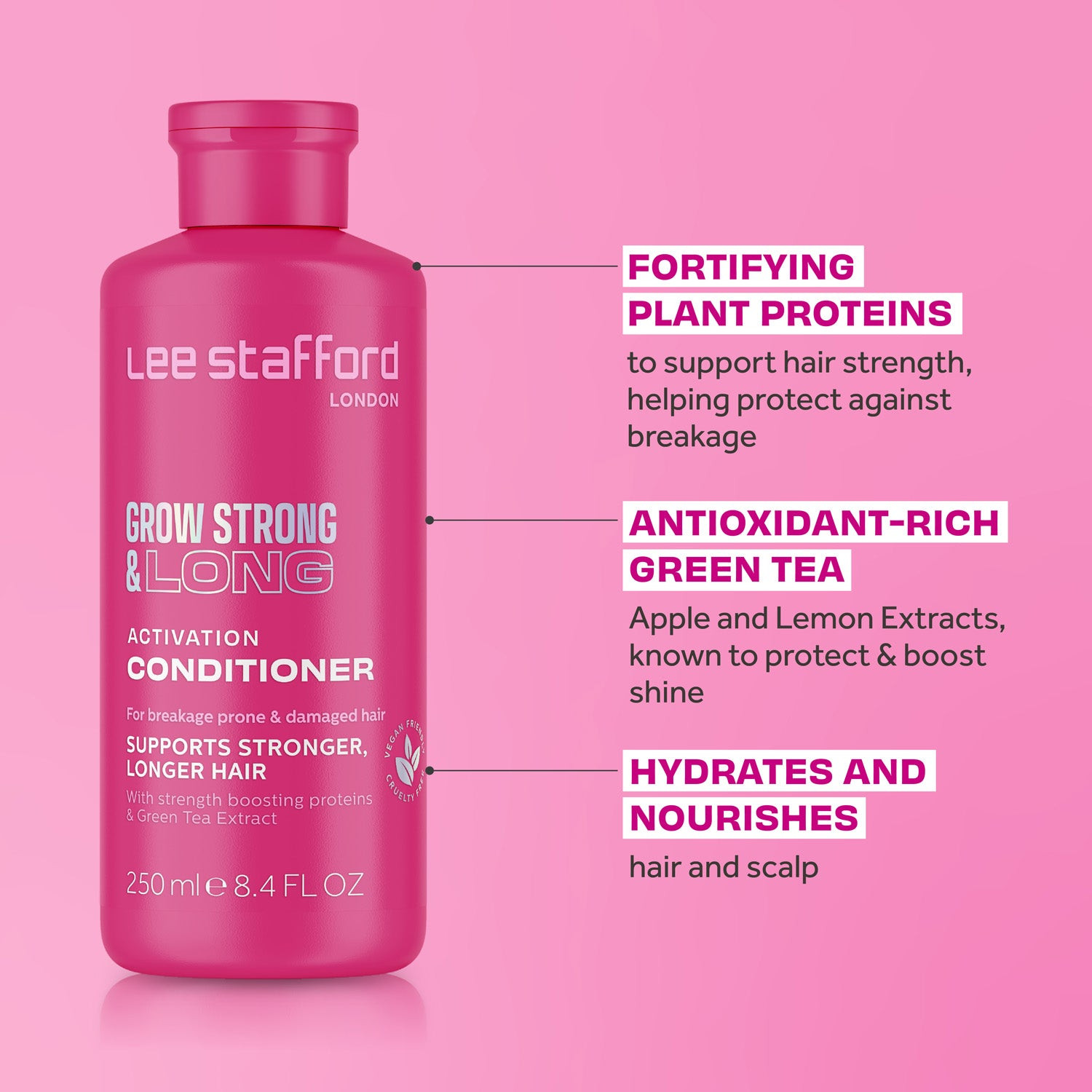 Кондиционер-активатор роста волос Lee Stafford Grow Strong And Long Activation Conditioner
