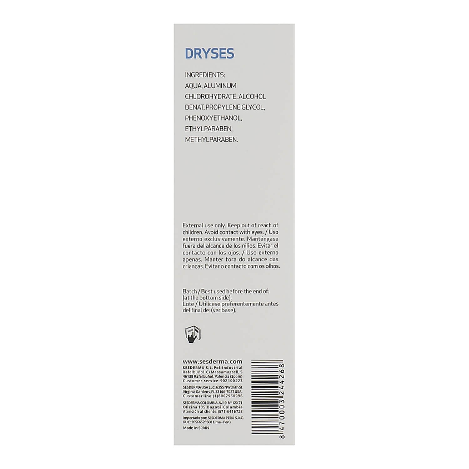 sesderma antiperspirant
