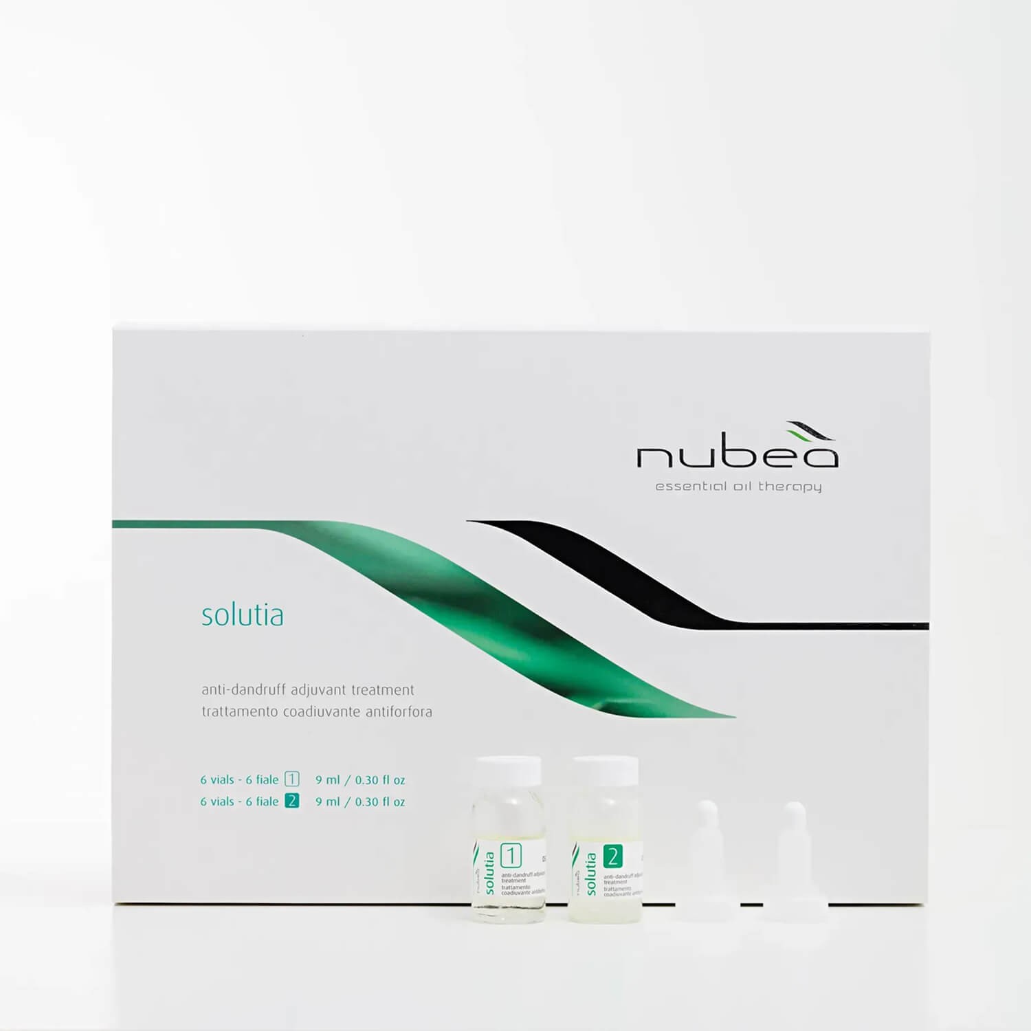 Двухфазная терапия для волос против перхоти Nubea Solutia Anti-Dandruff Adjuvant Treatment Vial