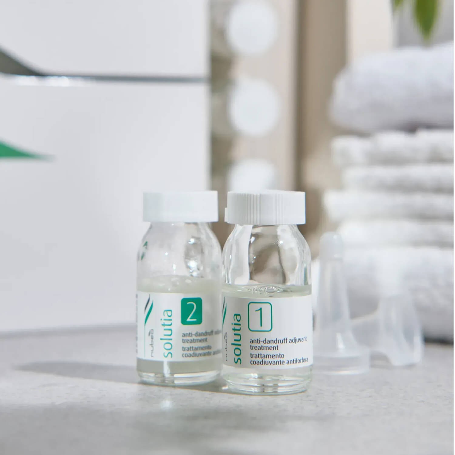 Двухфазная терапия для волос против перхоти Nubea Solutia Anti-Dandruff Adjuvant Treatment Vial