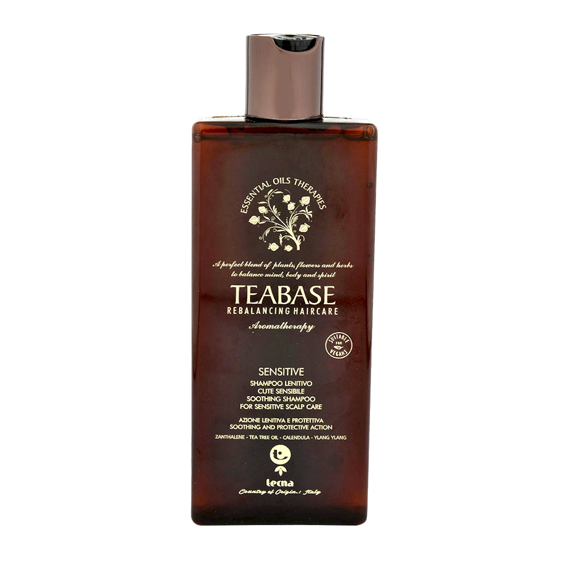 Успокаивающий шампунь для чувствительной кожи головы Tecna TeaBase Sensitive Scalp Shampoo