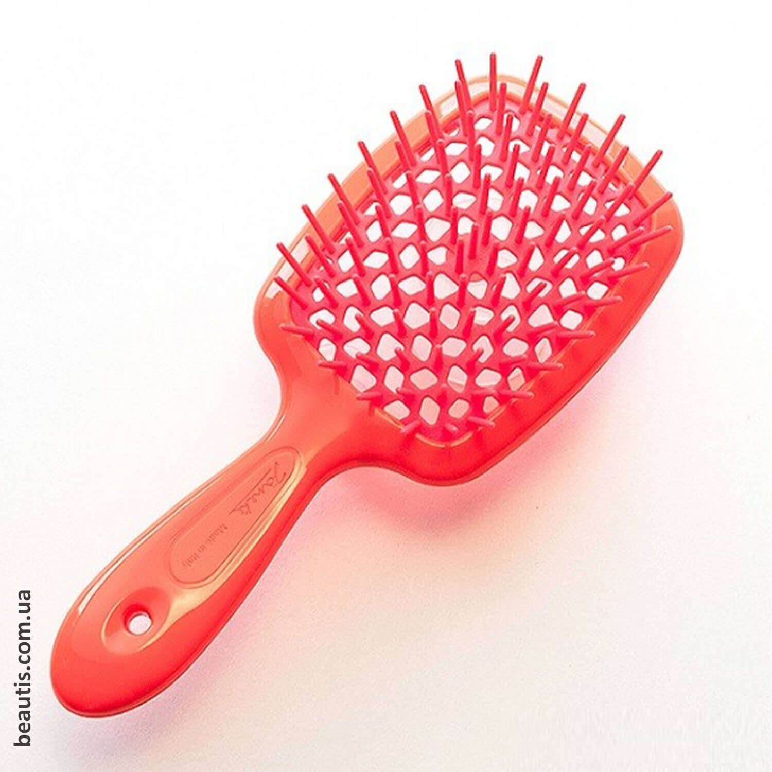 Маленький гребінець кораловий з неоном Janeke Superbrush Small Coral Neon